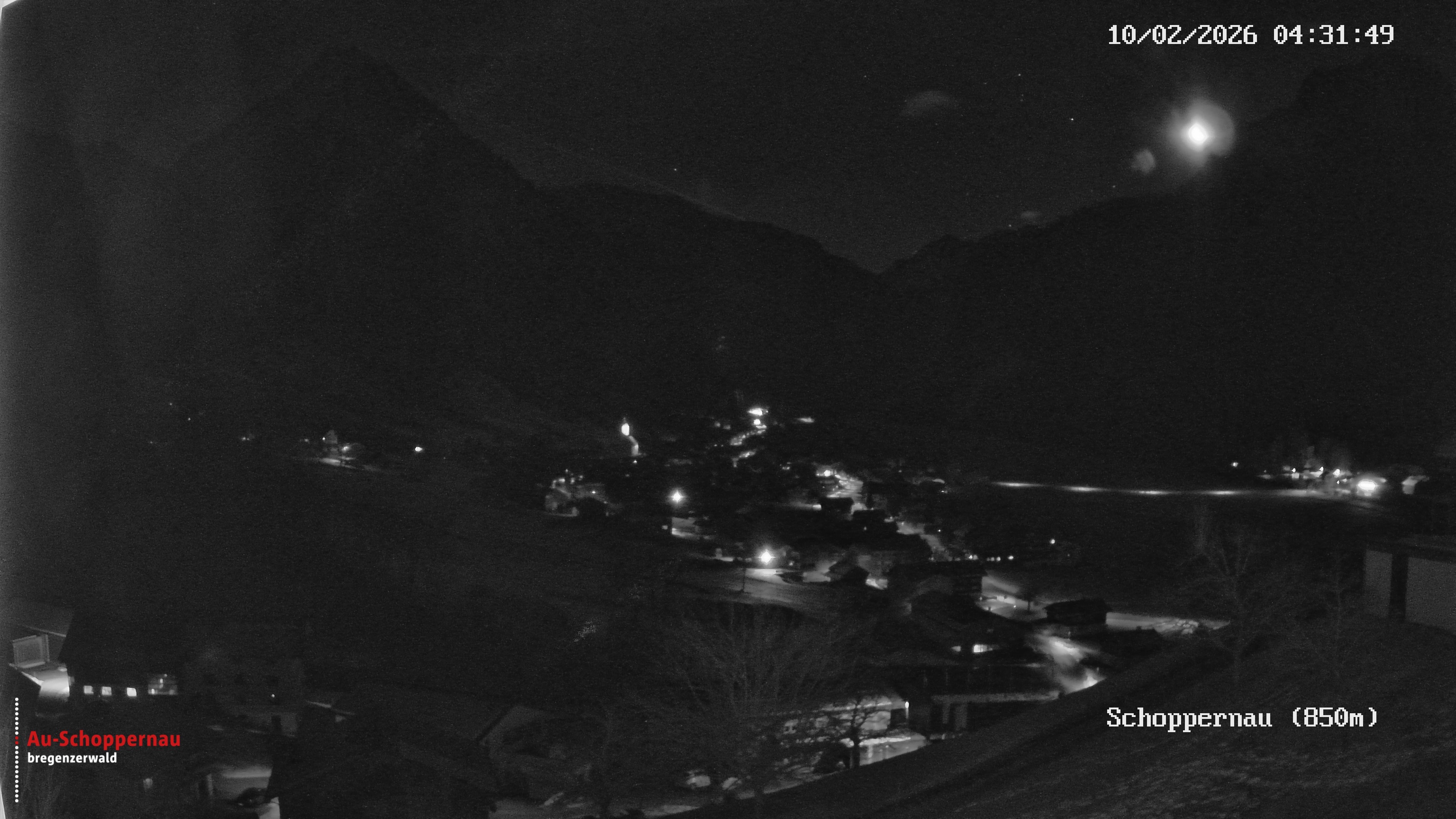 Archiv Foto Webcam Schoppernau im Bregenzerwald
