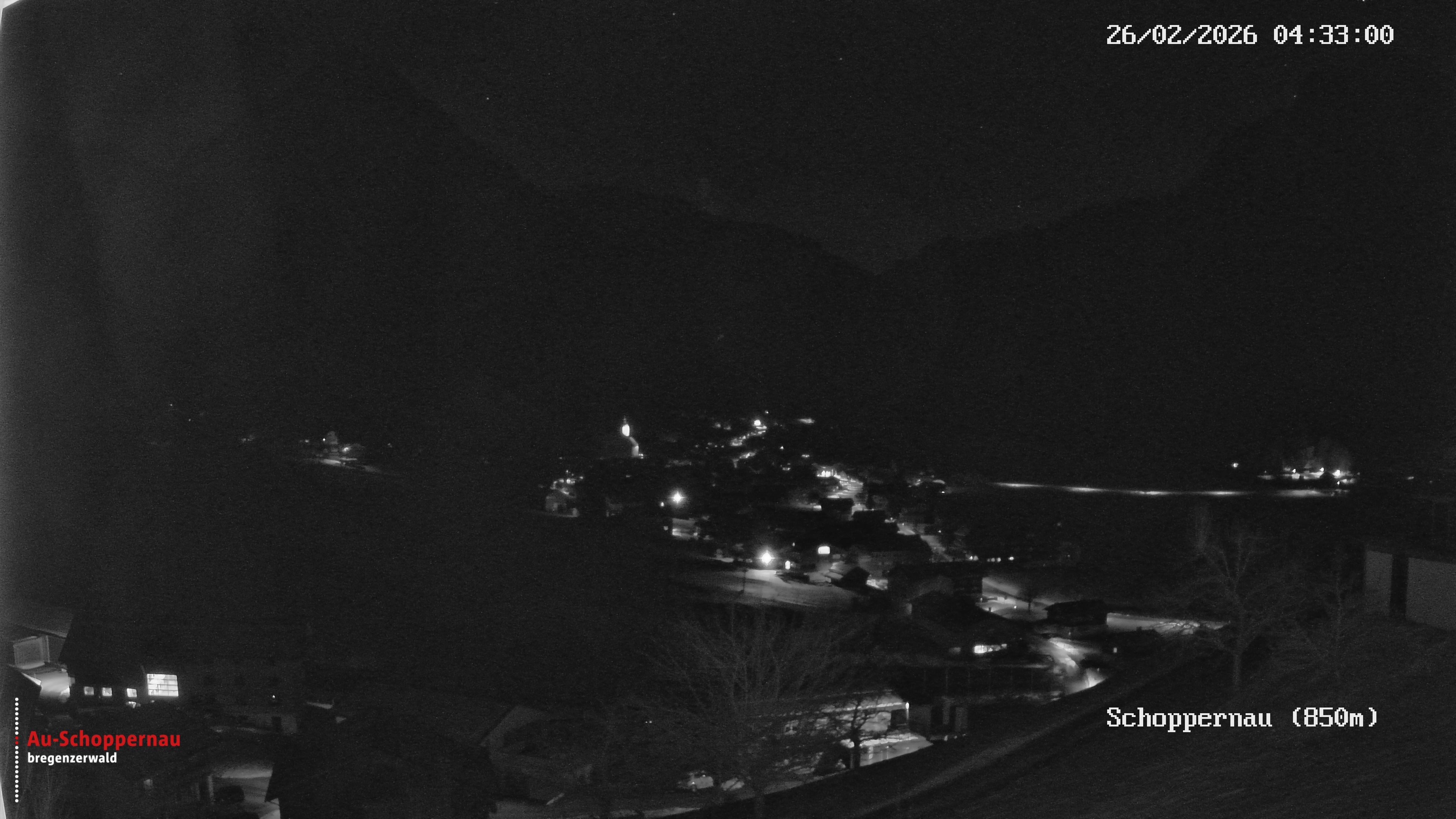 Archiv Foto Webcam Schoppernau im Bregenzerwald
