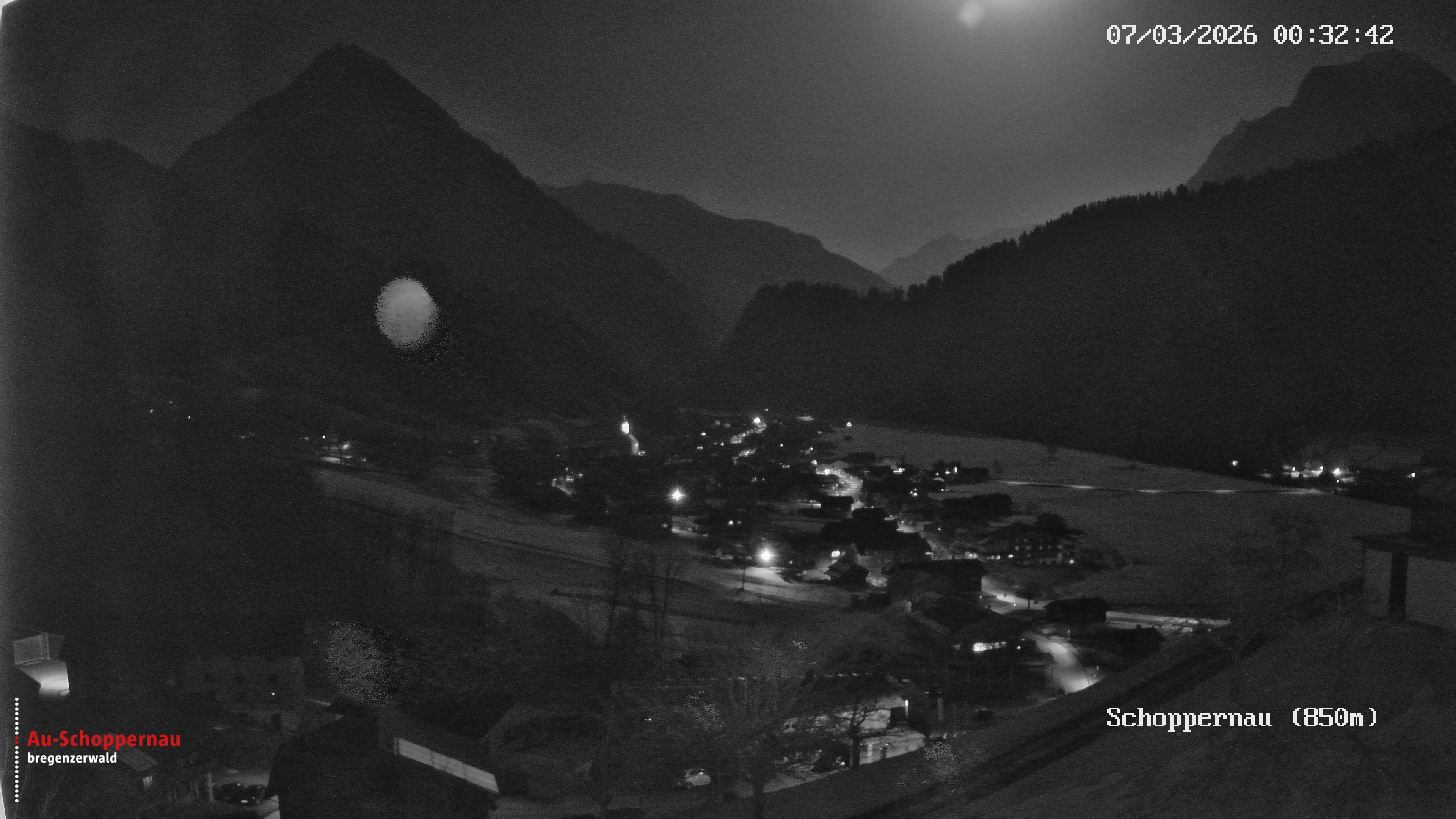 Archiv Foto Webcam Schoppernau im Bregenzerwald