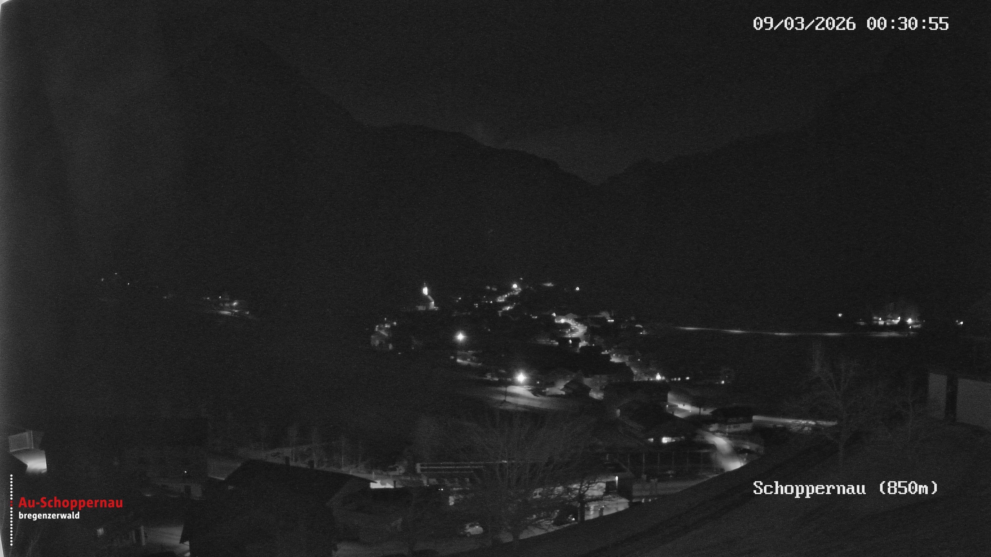Archiv Foto Webcam Schoppernau im Bregenzerwald