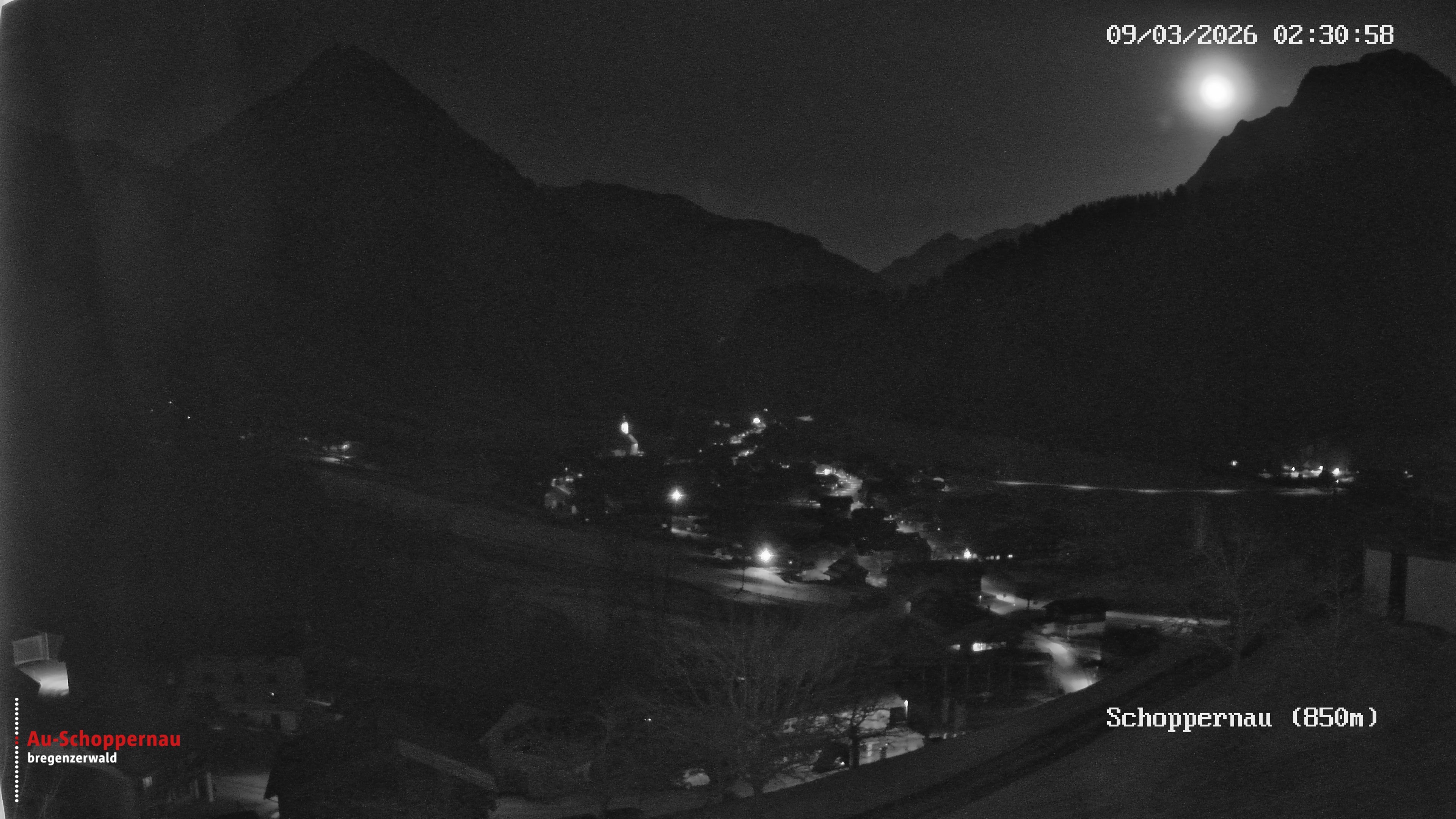 Archiv Foto Webcam Schoppernau im Bregenzerwald