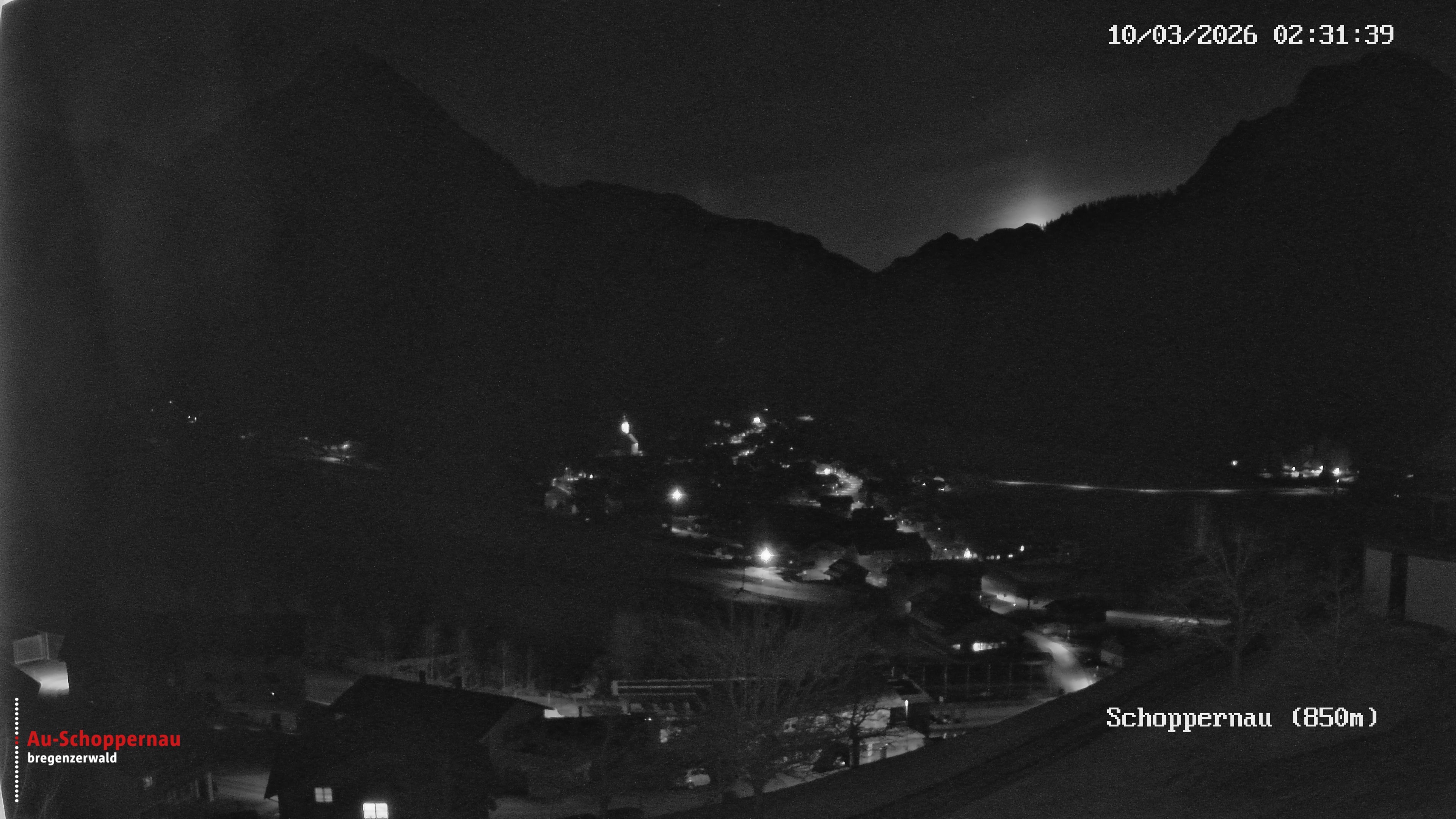 Archiv Foto Webcam Schoppernau im Bregenzerwald
