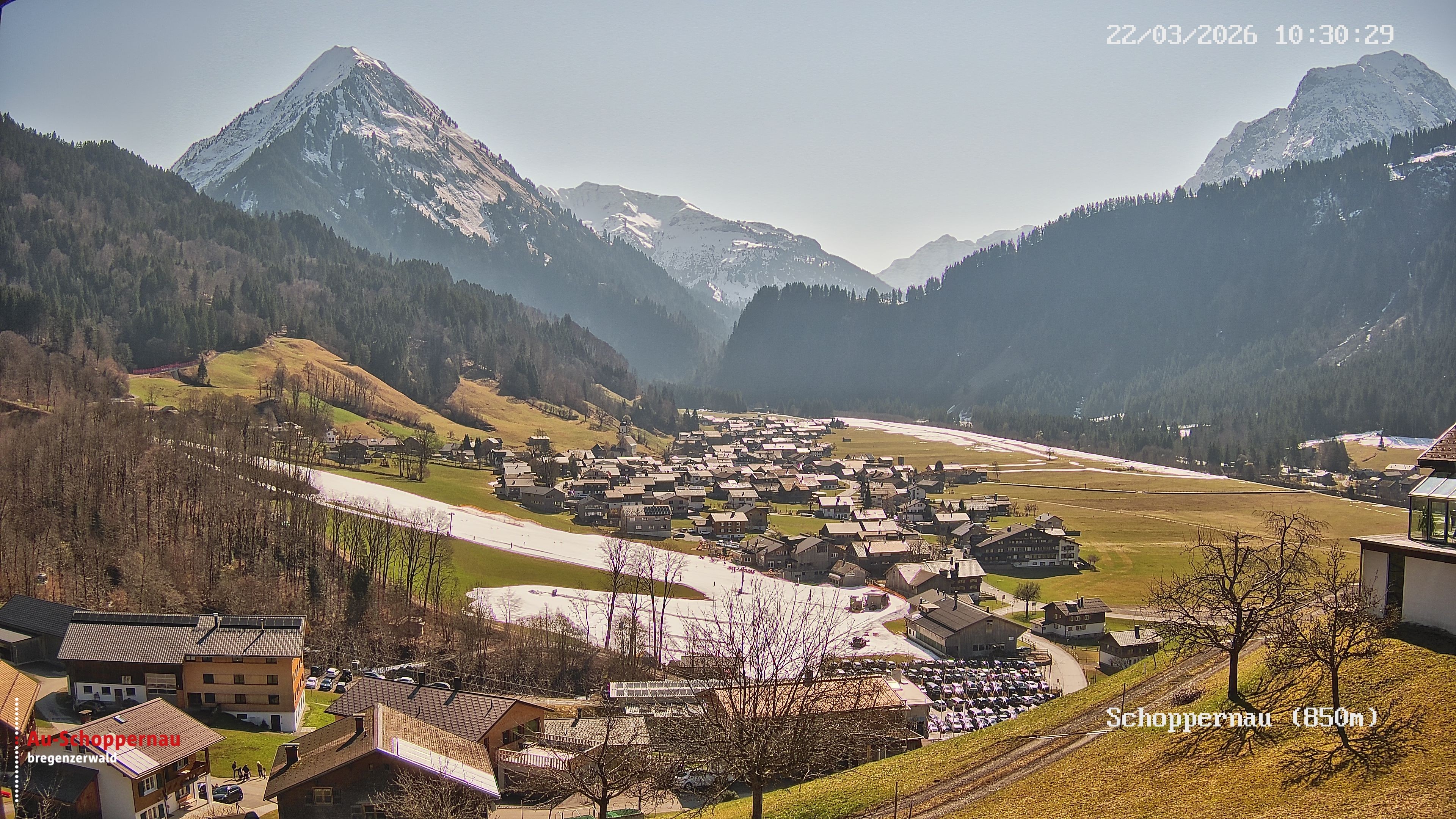 Archiv Foto Webcam Schoppernau im Bregenzerwald