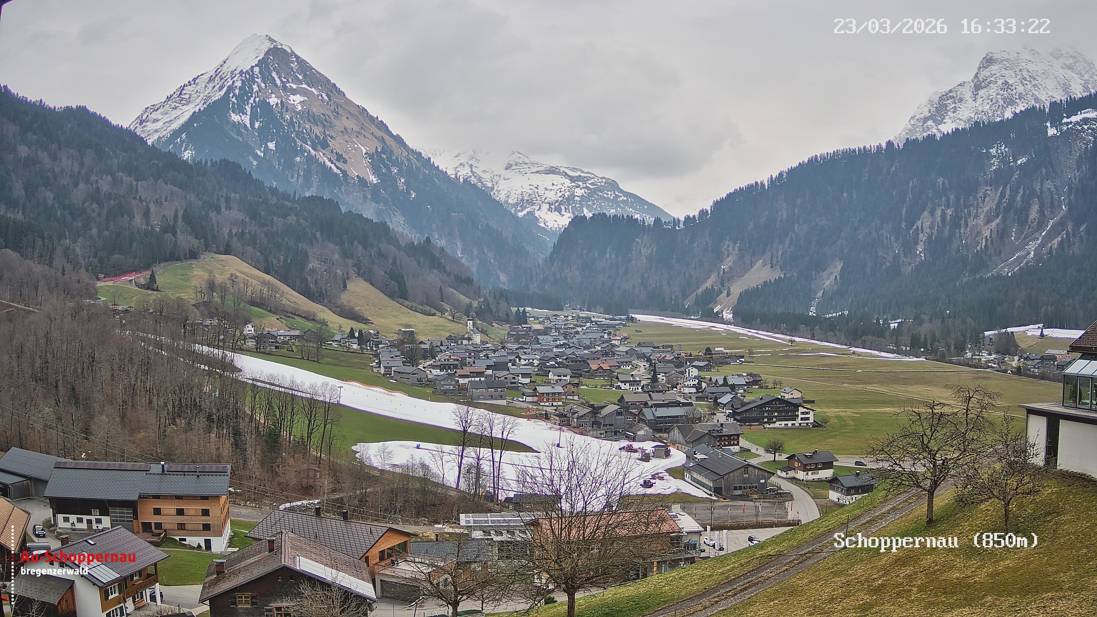 Archiv Foto Webcam Schoppernau im Bregenzerwald