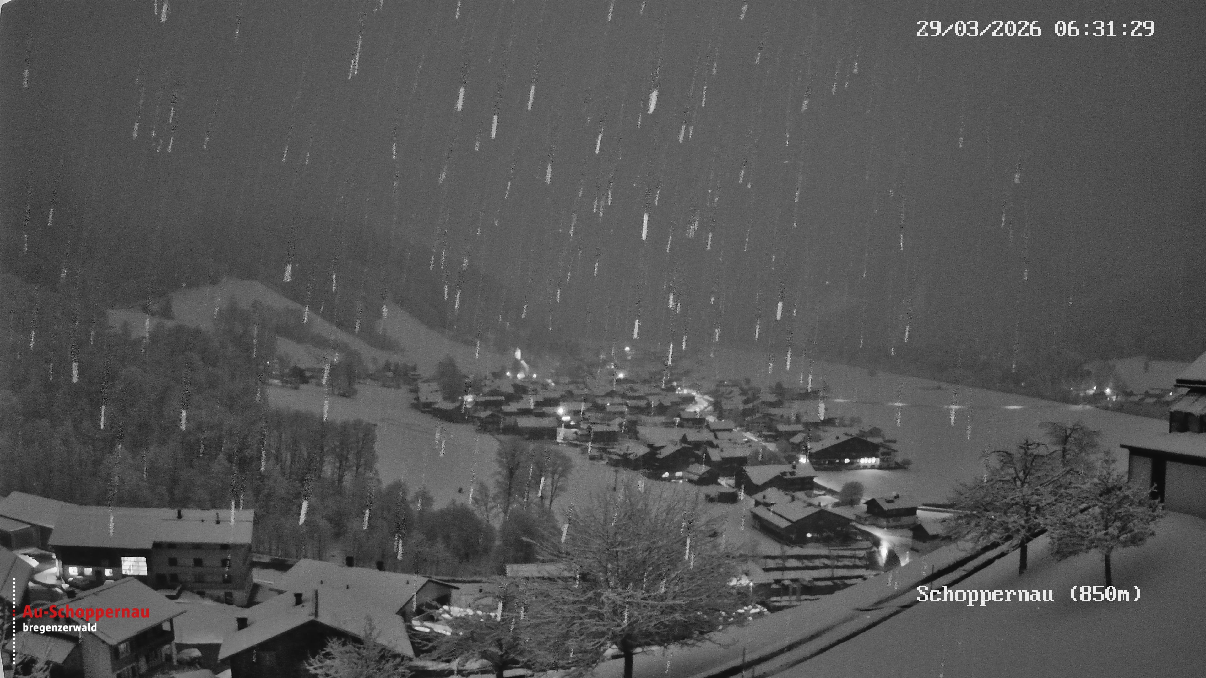 Archiv Foto Webcam Schoppernau im Bregenzerwald