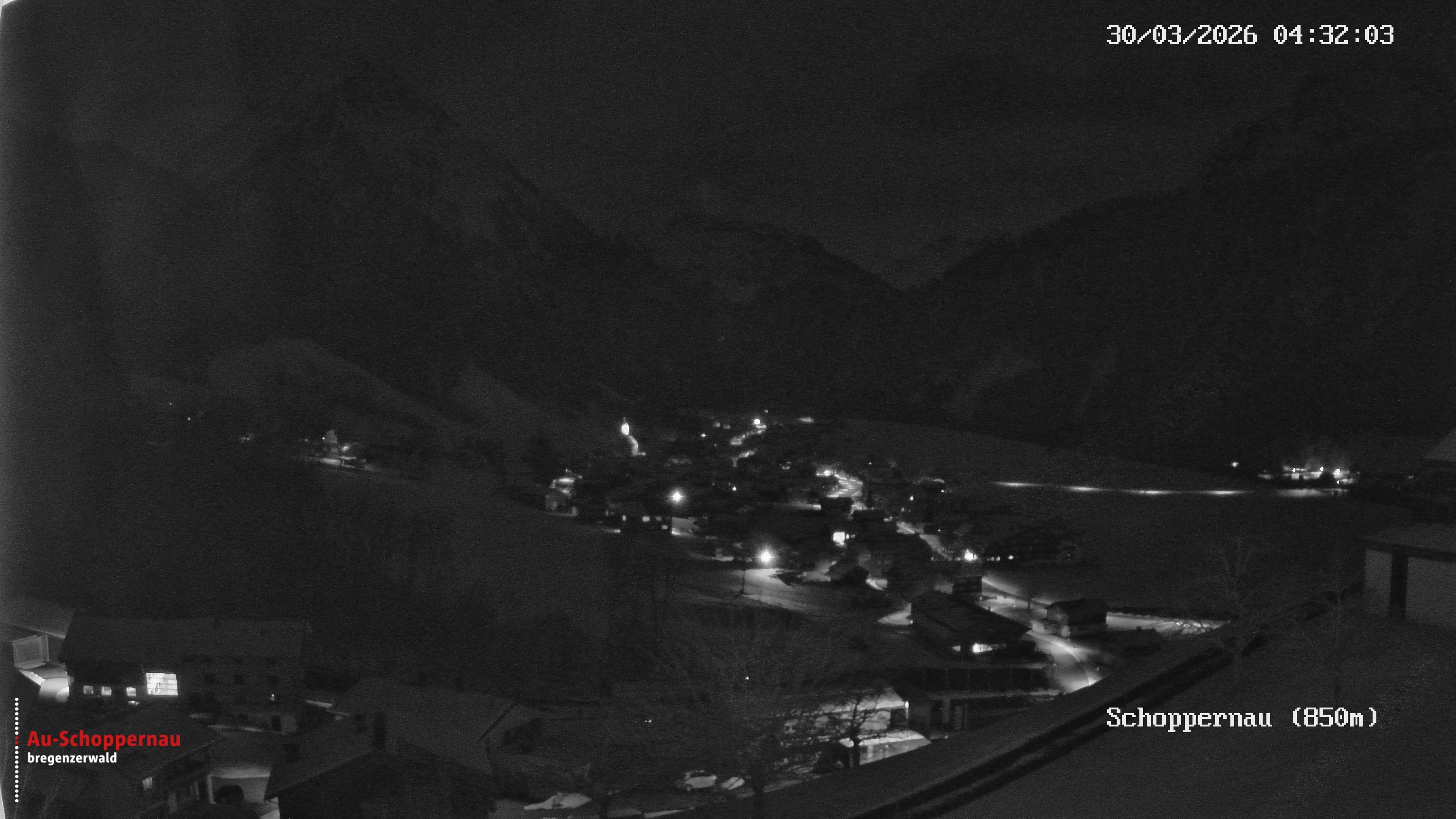 Archiv Foto Webcam Schoppernau im Bregenzerwald