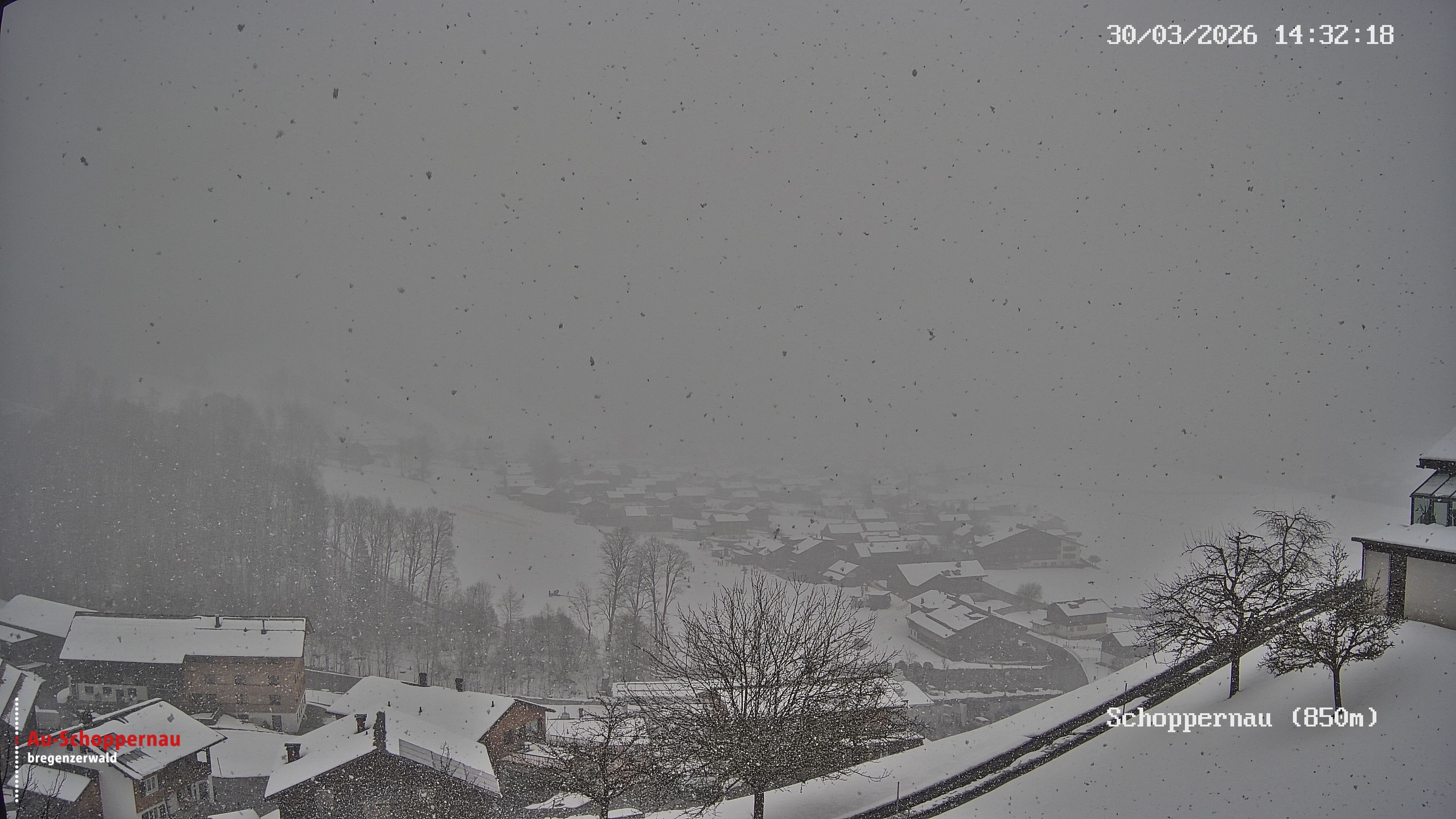 Archiv Foto Webcam Schoppernau im Bregenzerwald