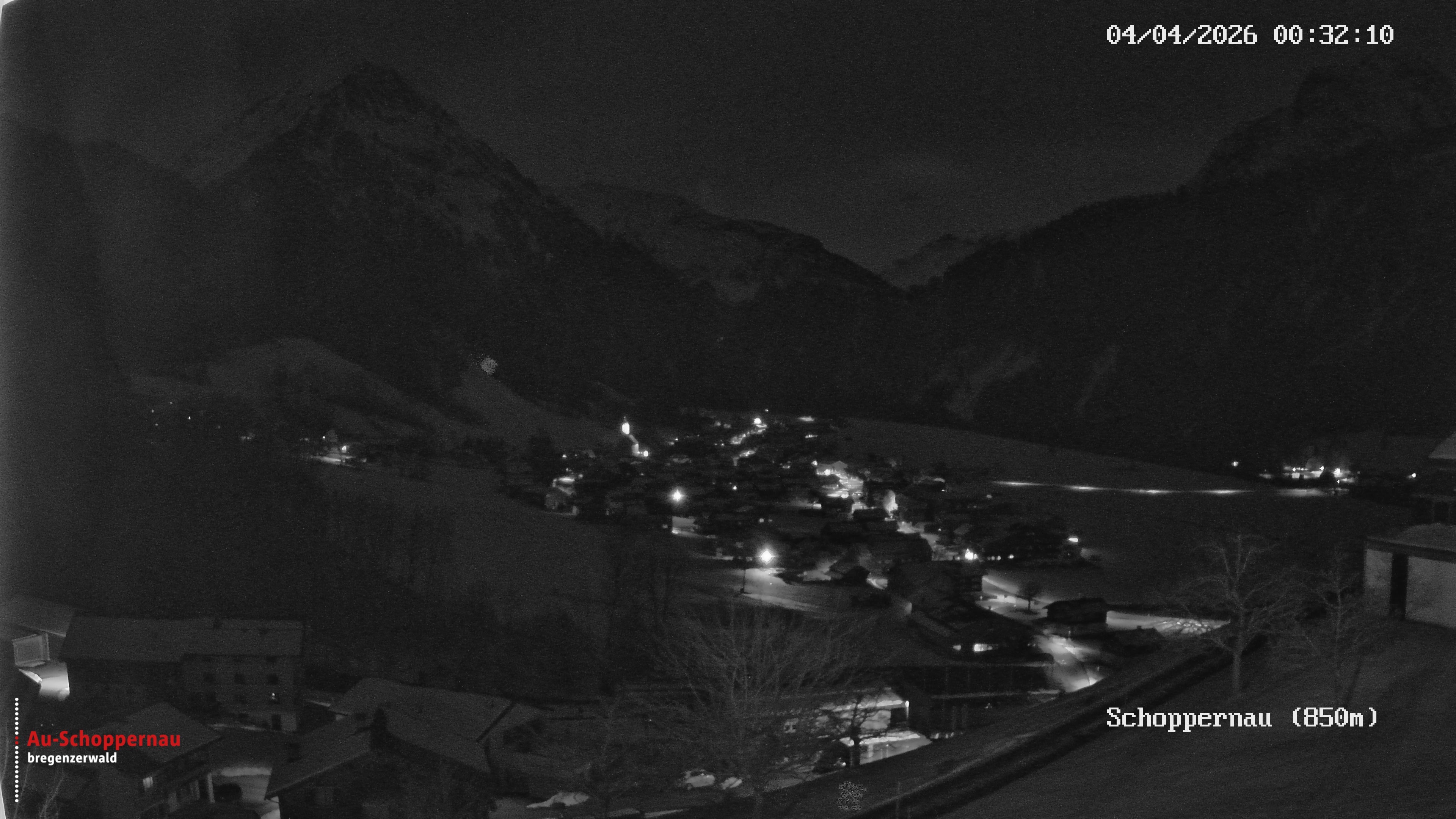 Archiv Foto Webcam Schoppernau im Bregenzerwald