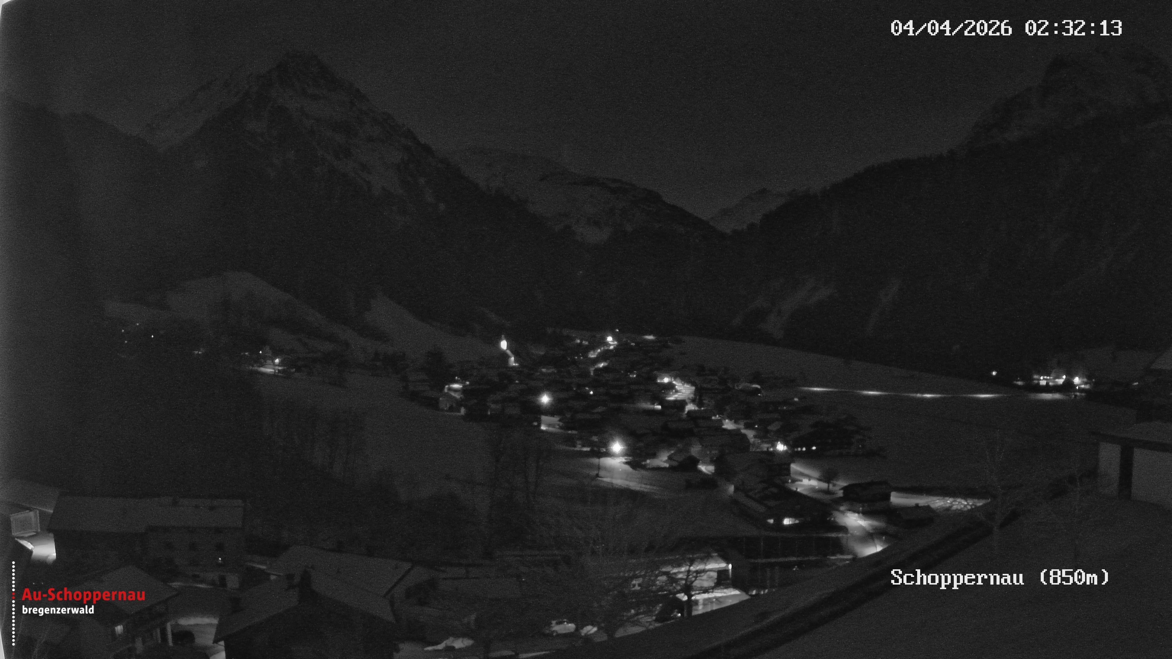 Archiv Foto Webcam Schoppernau im Bregenzerwald