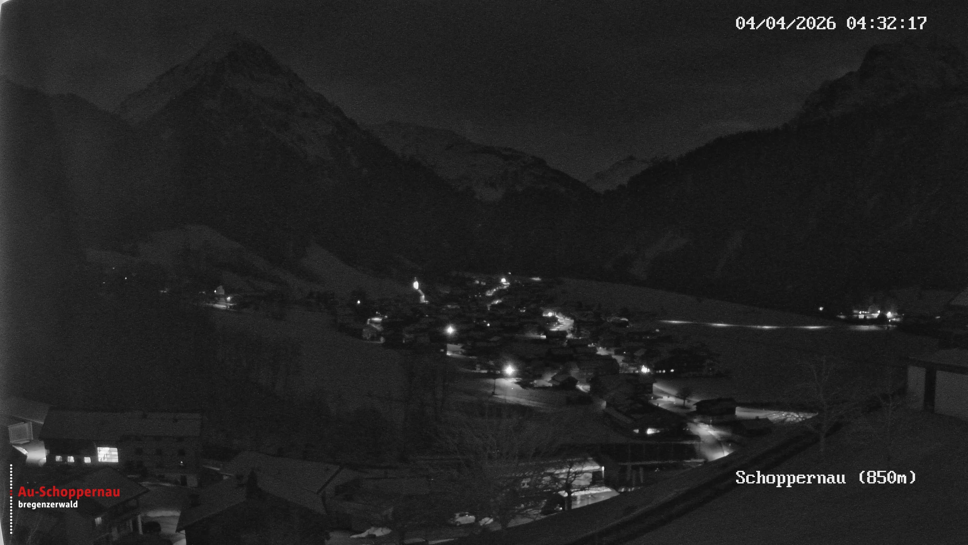 Archiv Foto Webcam Schoppernau im Bregenzerwald