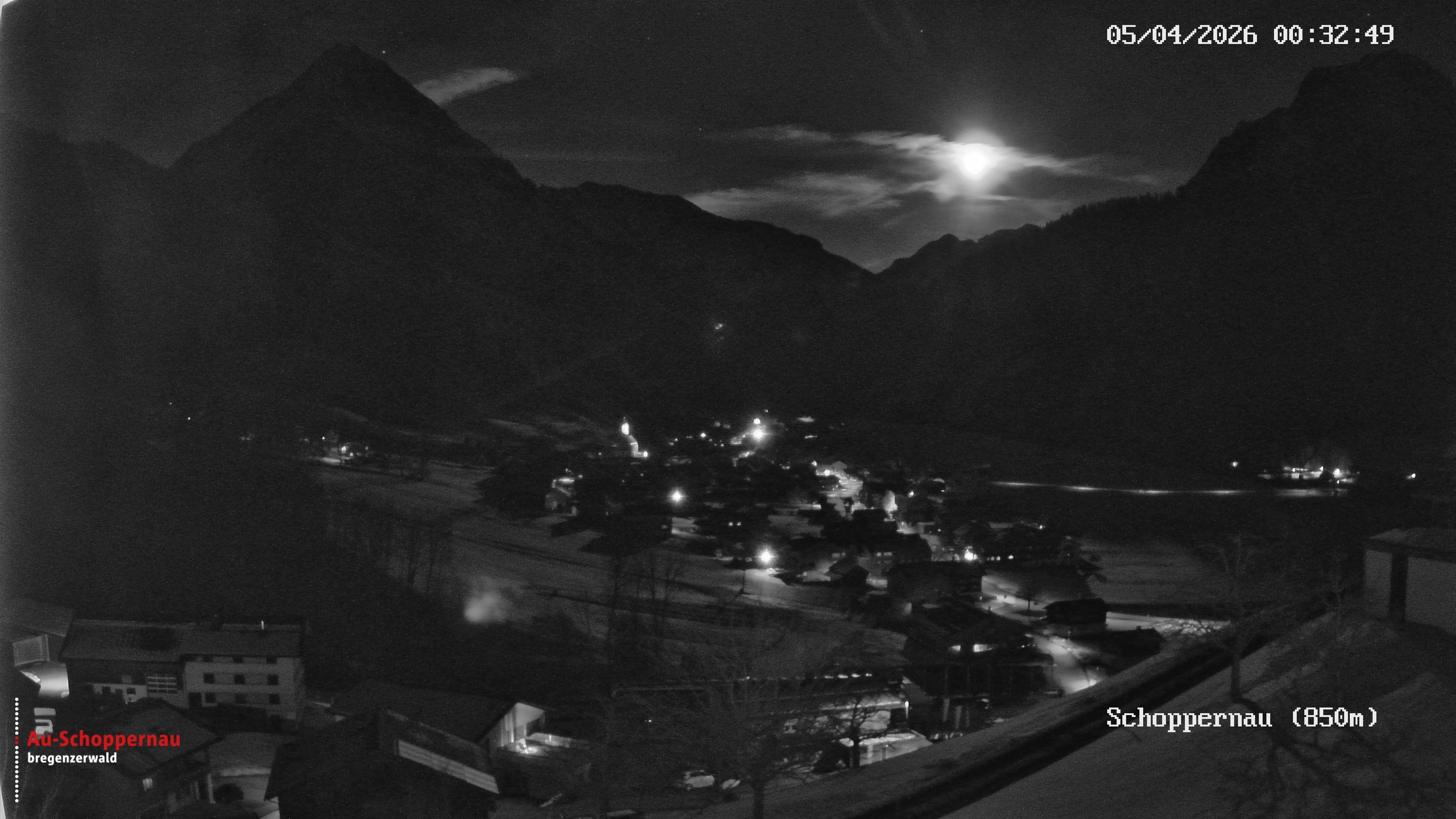 Archiv Foto Webcam Schoppernau im Bregenzerwald