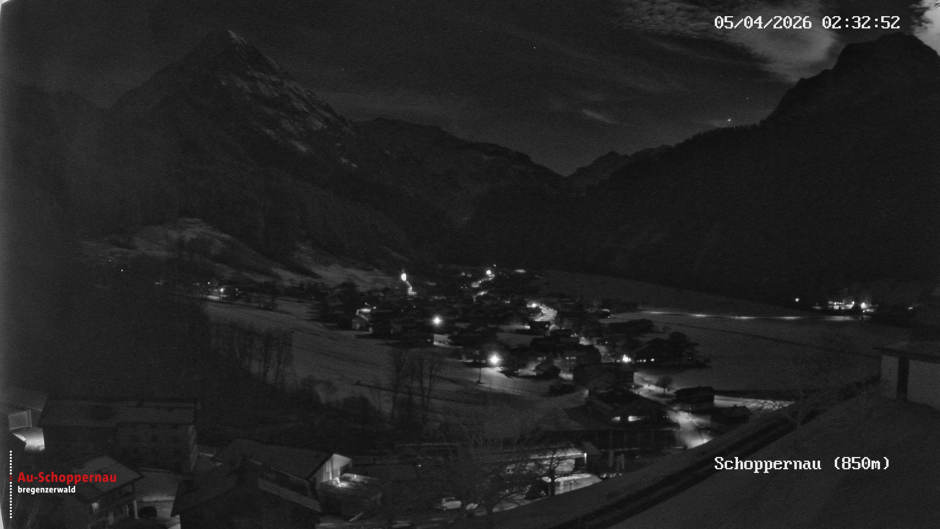 Archiv Foto Webcam Schoppernau im Bregenzerwald