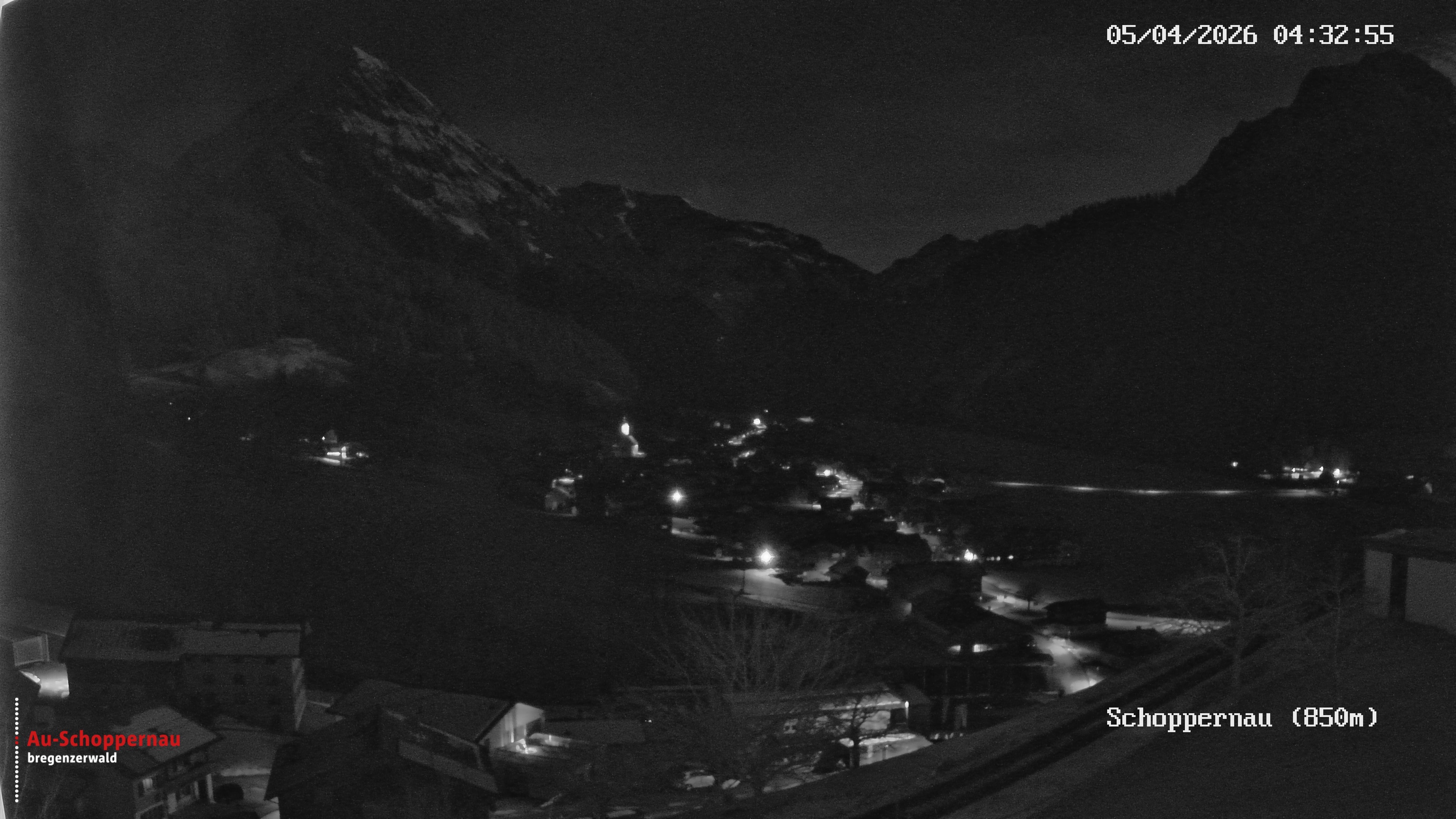 Archiv Foto Webcam Schoppernau im Bregenzerwald