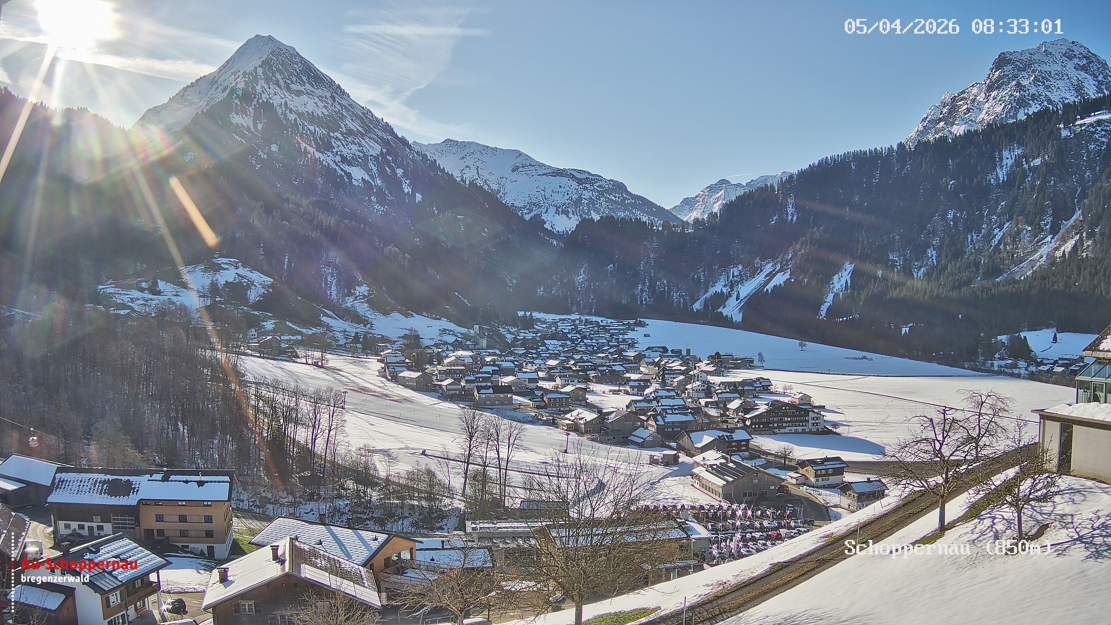 Archiv Foto Webcam Schoppernau im Bregenzerwald