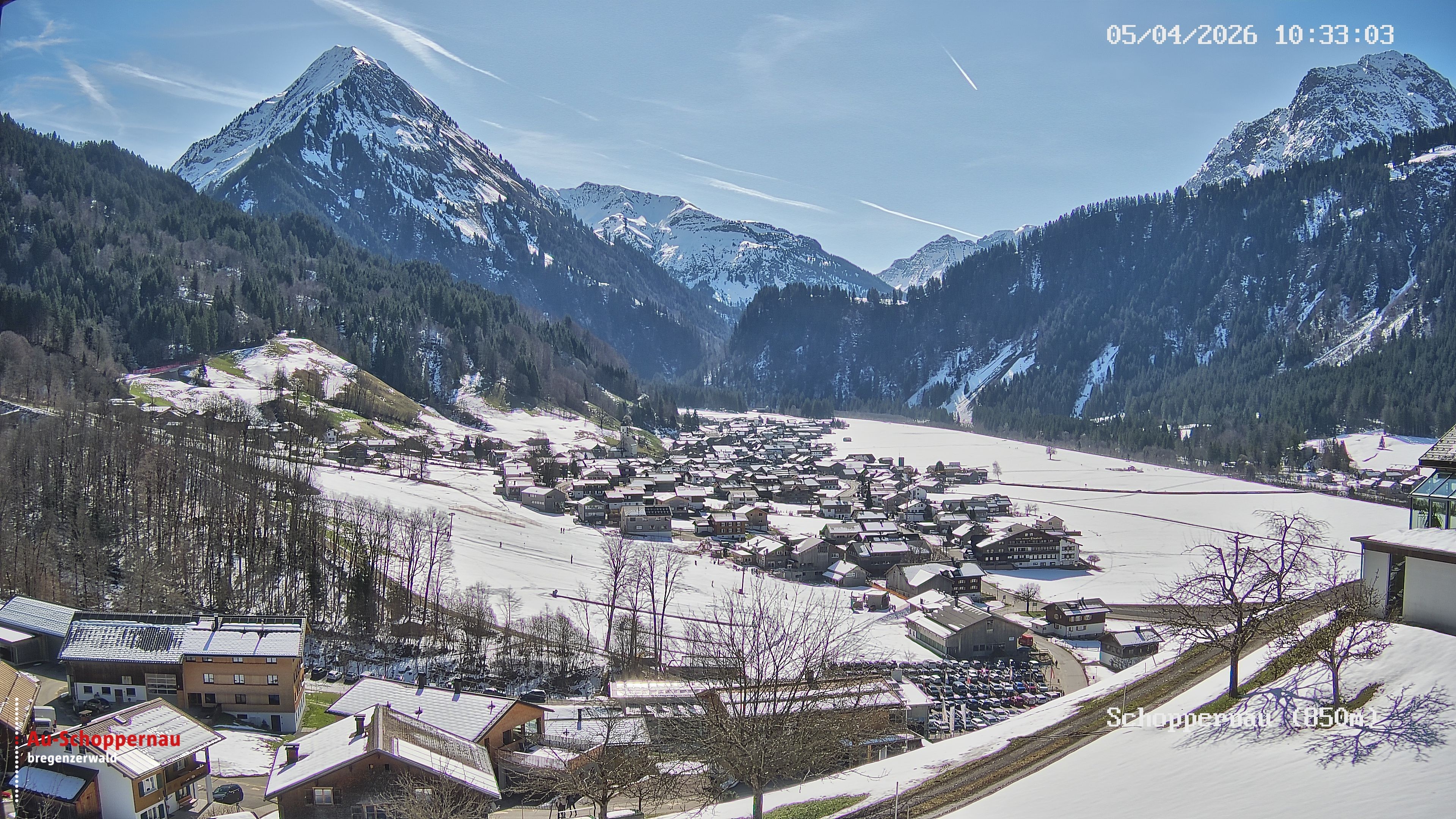 Archiv Foto Webcam Schoppernau im Bregenzerwald