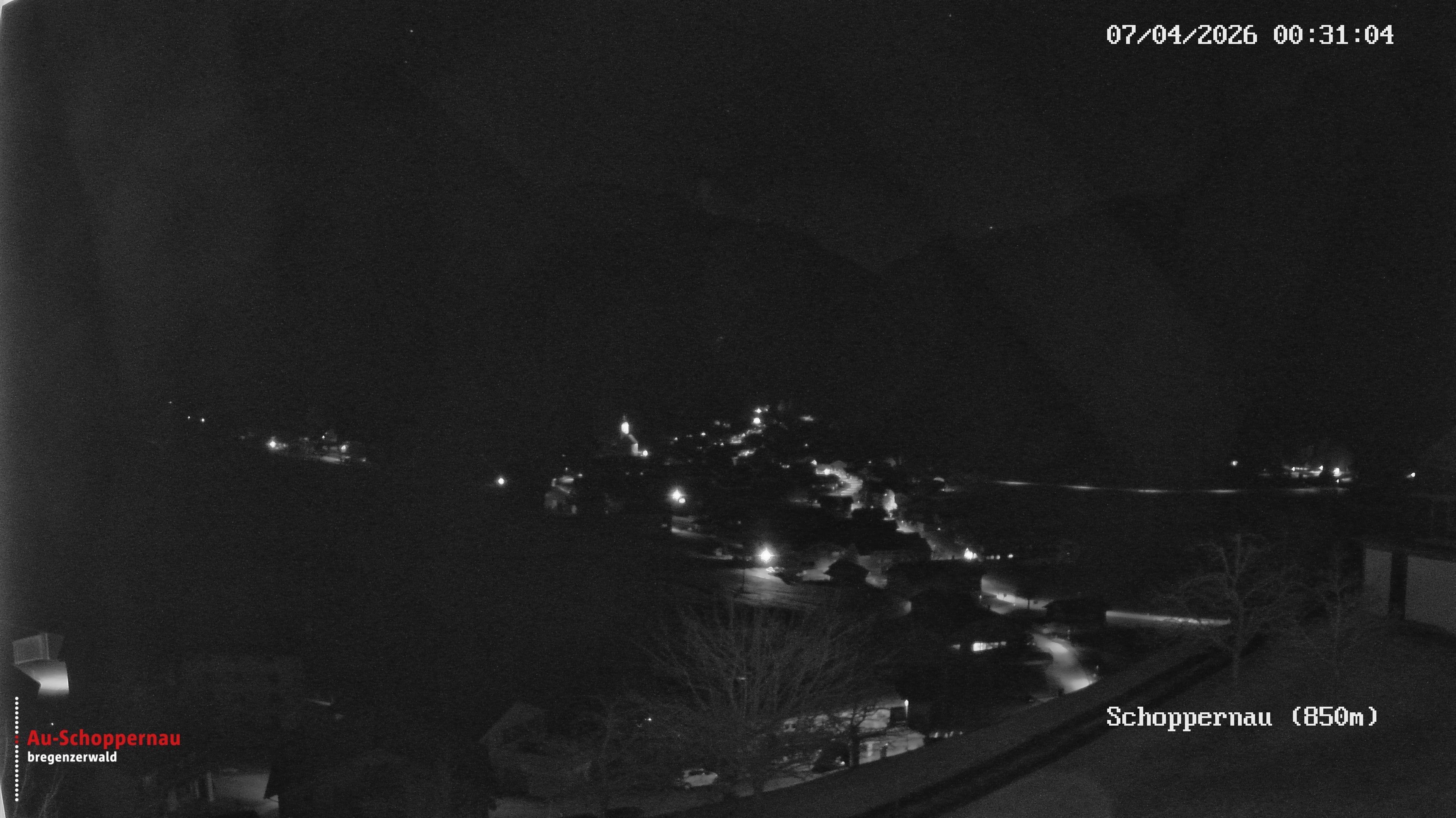 Archiv Foto Webcam Schoppernau im Bregenzerwald