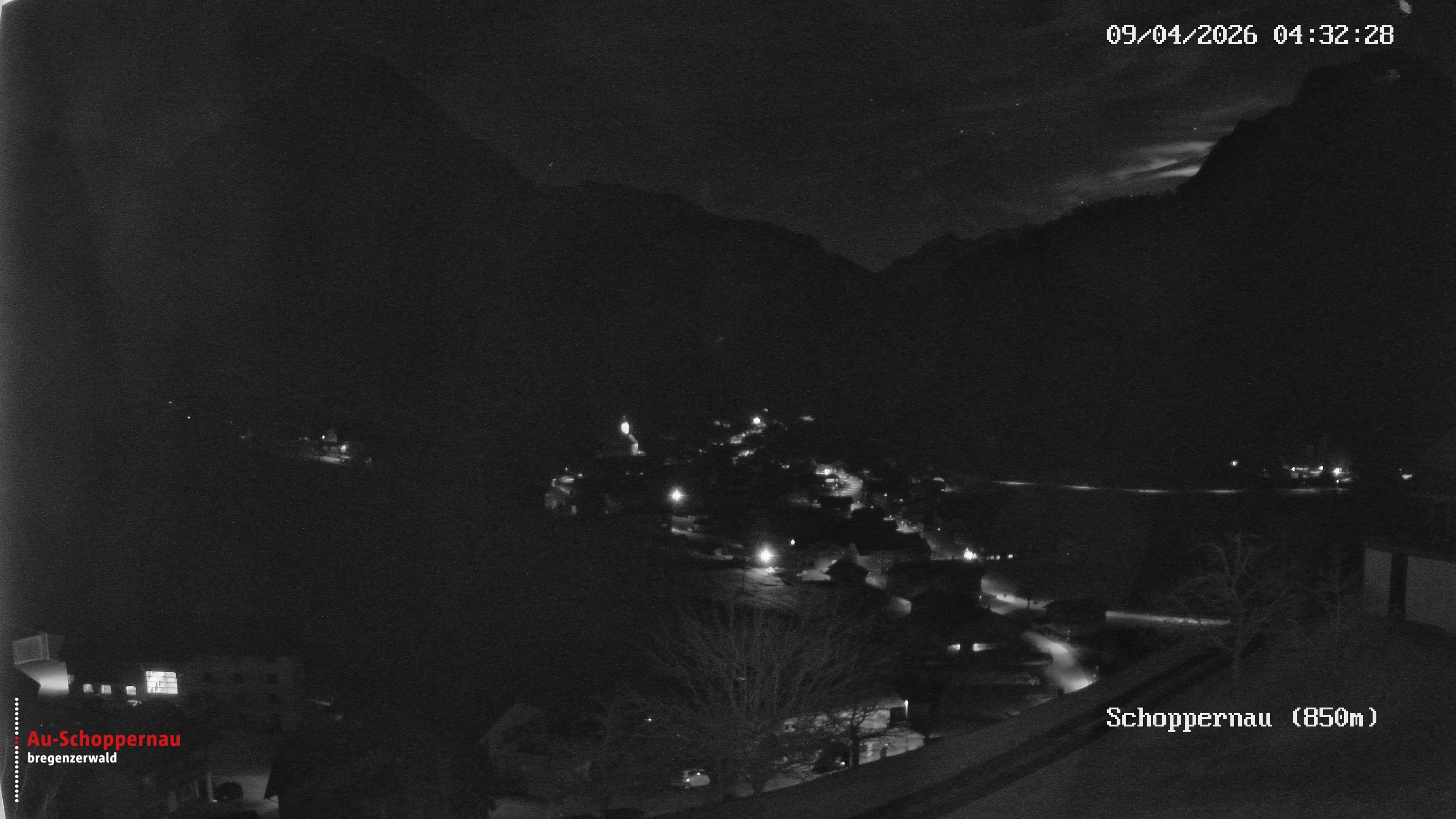 Archiv Foto Webcam Schoppernau im Bregenzerwald