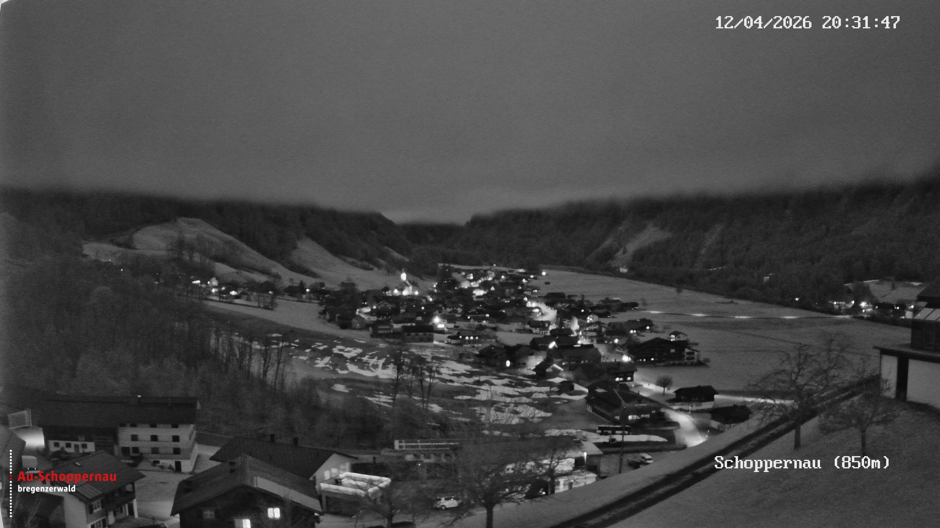 Archived image Webcam Schoppernau in the Bregenzerwald