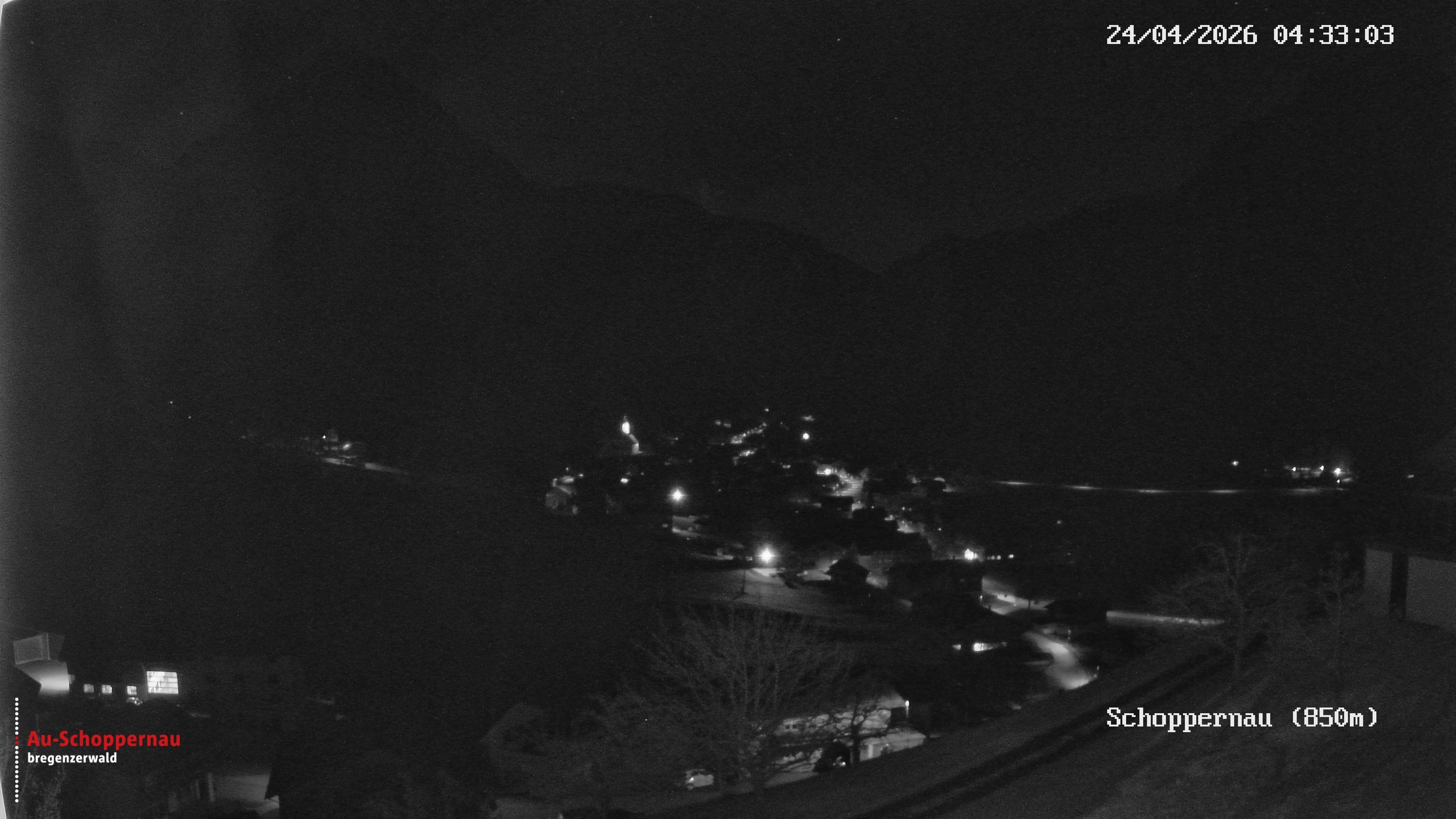 Archiv Foto Webcam Schoppernau im Bregenzerwald