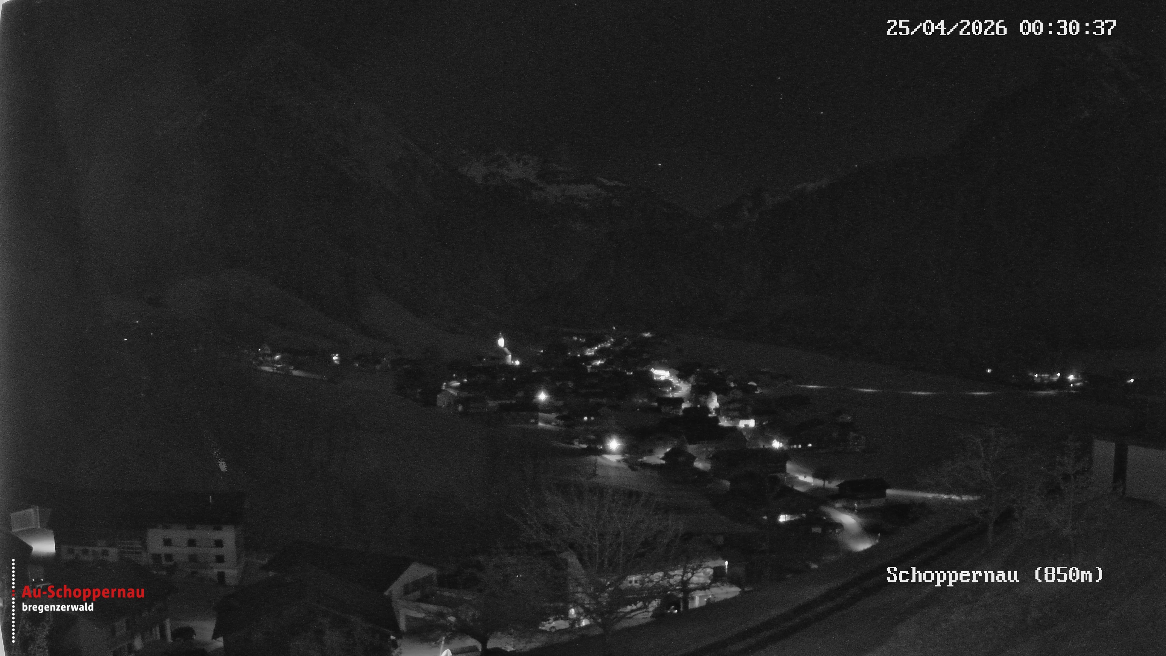 Archiv Foto Webcam Schoppernau im Bregenzerwald