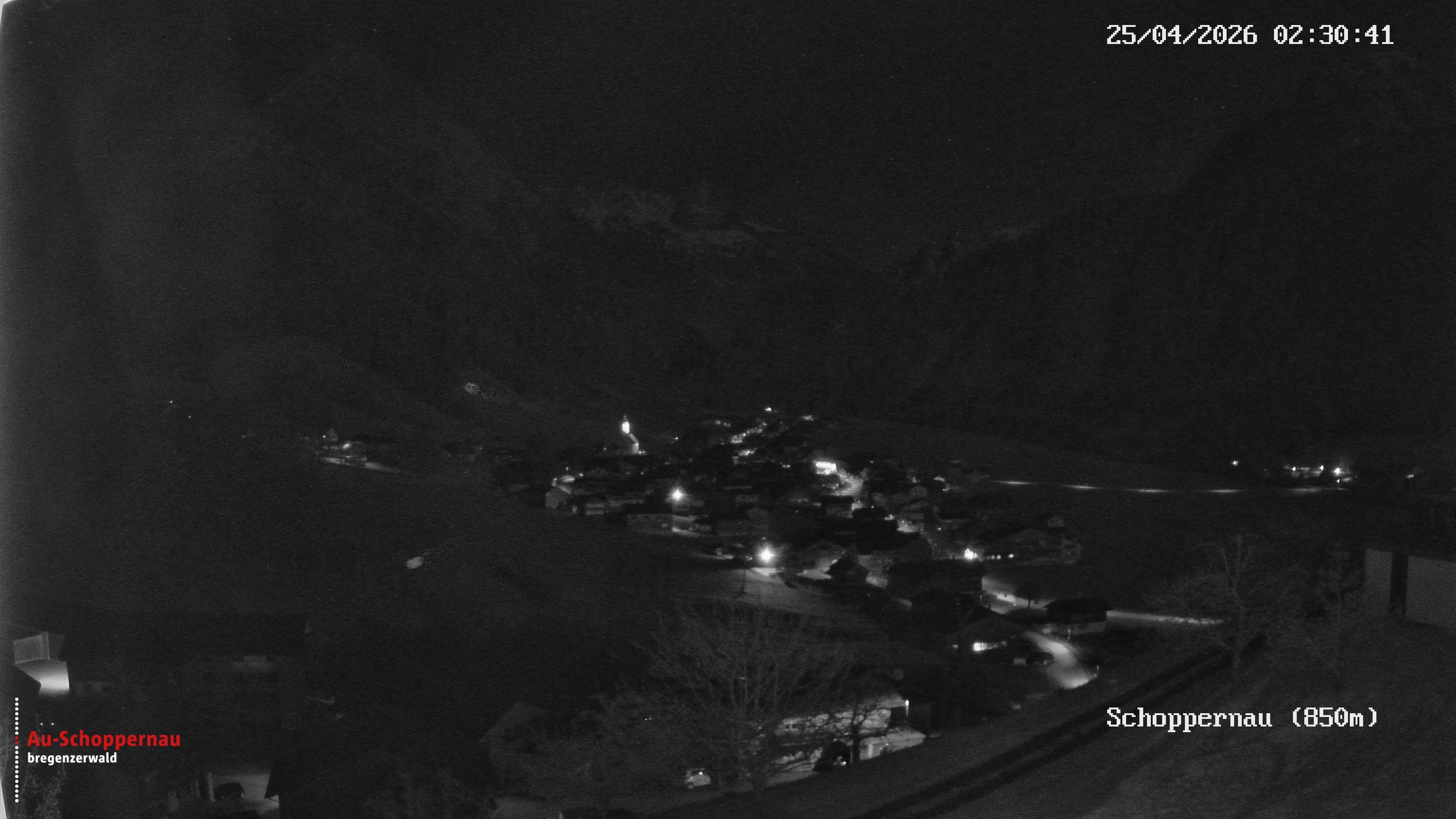 Archiv Foto Webcam Schoppernau im Bregenzerwald