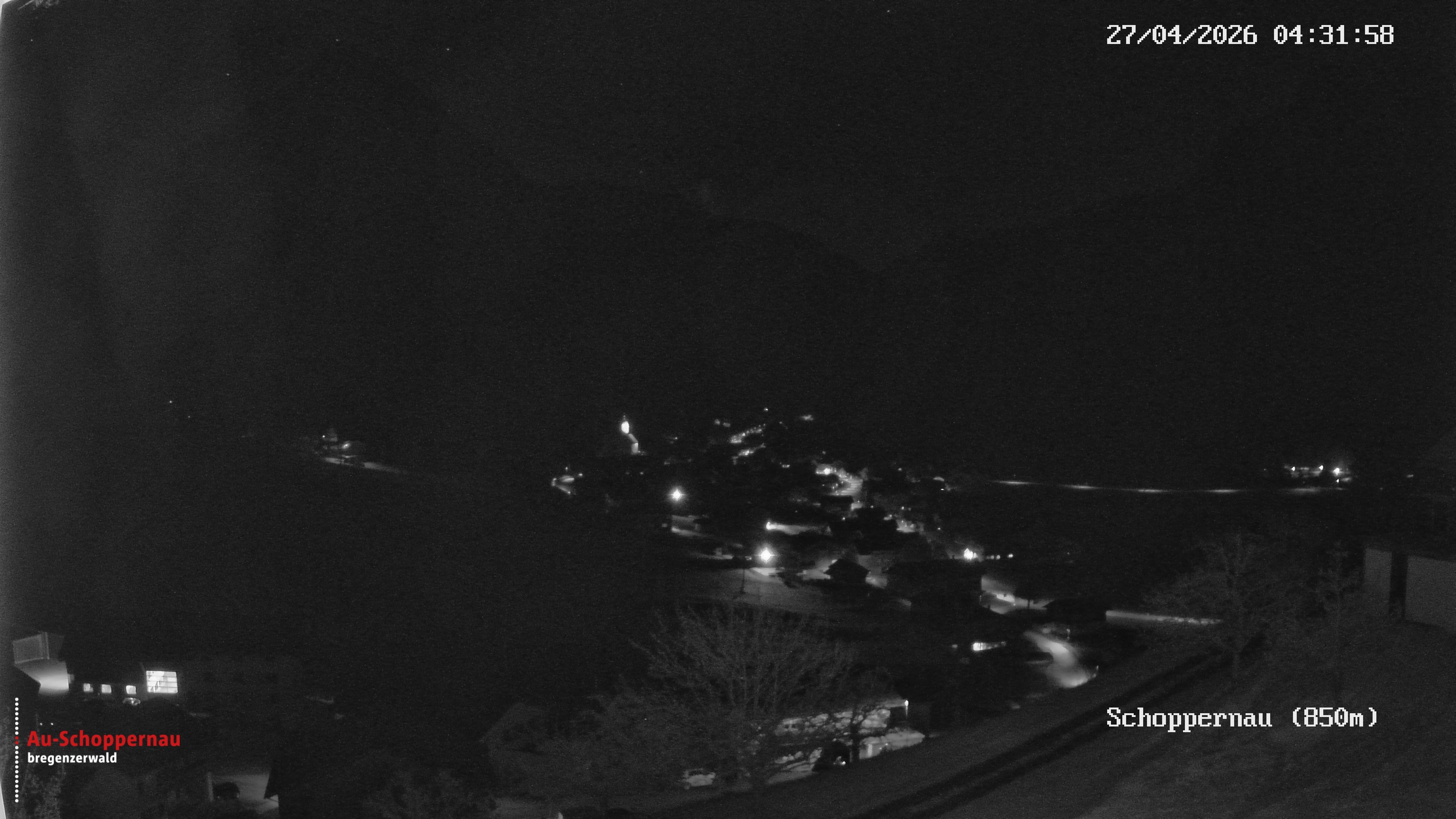 Archiv Foto Webcam Schoppernau im Bregenzerwald