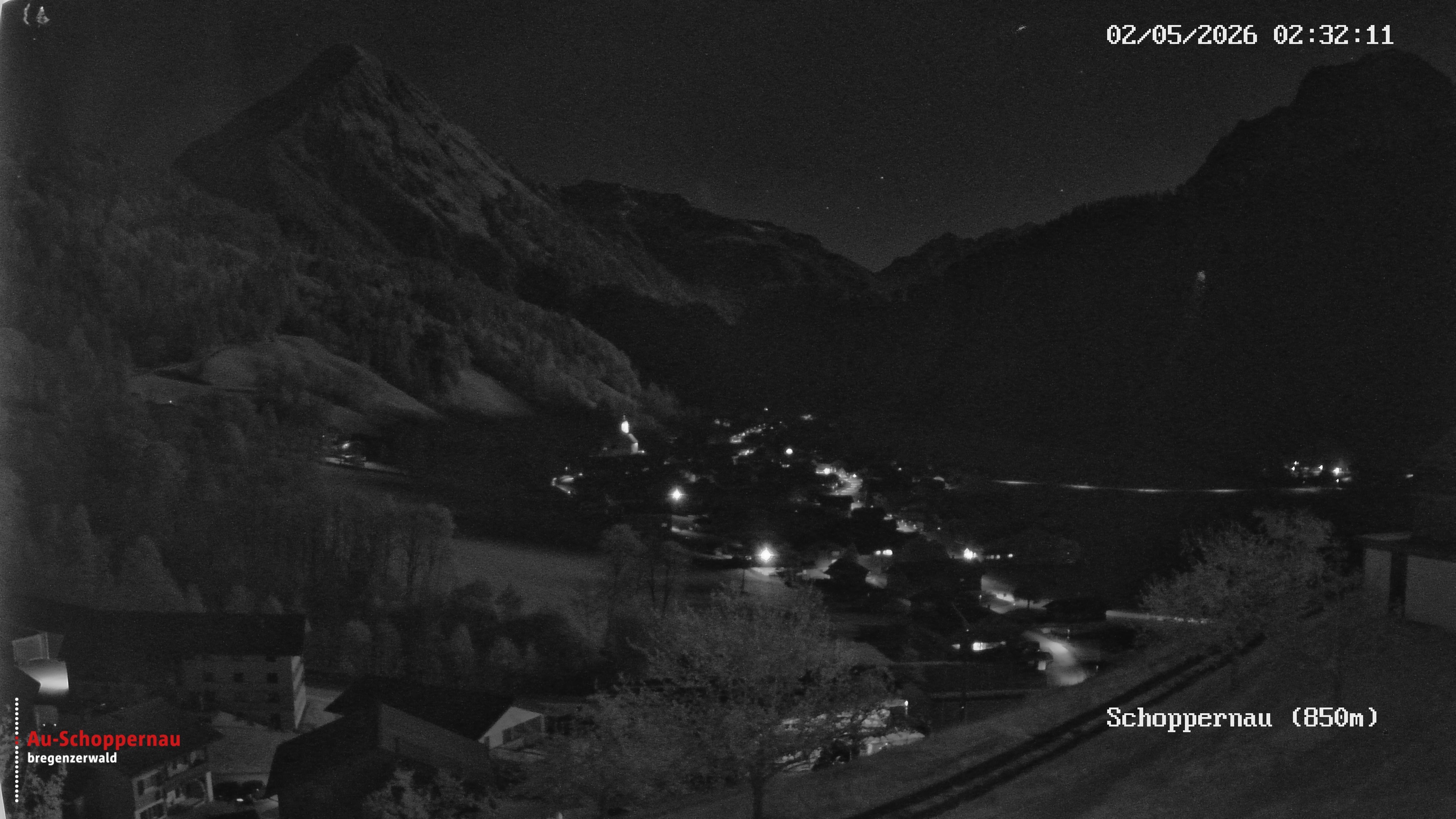 Archiv Foto Webcam Schoppernau im Bregenzerwald