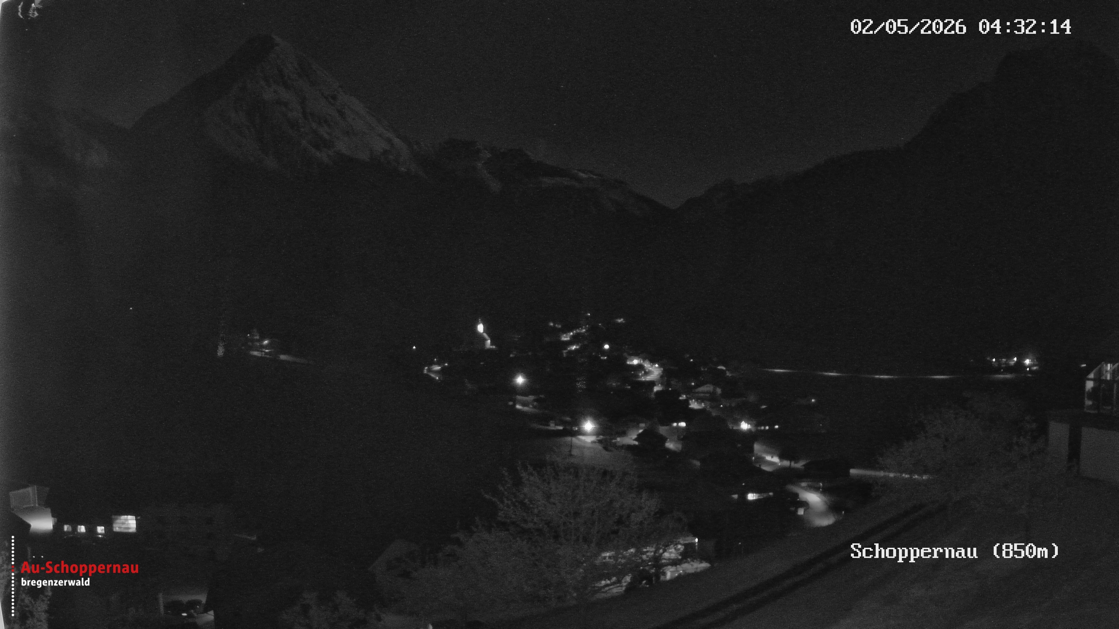 Archived image Webcam Schoppernau in the Bregenzerwald