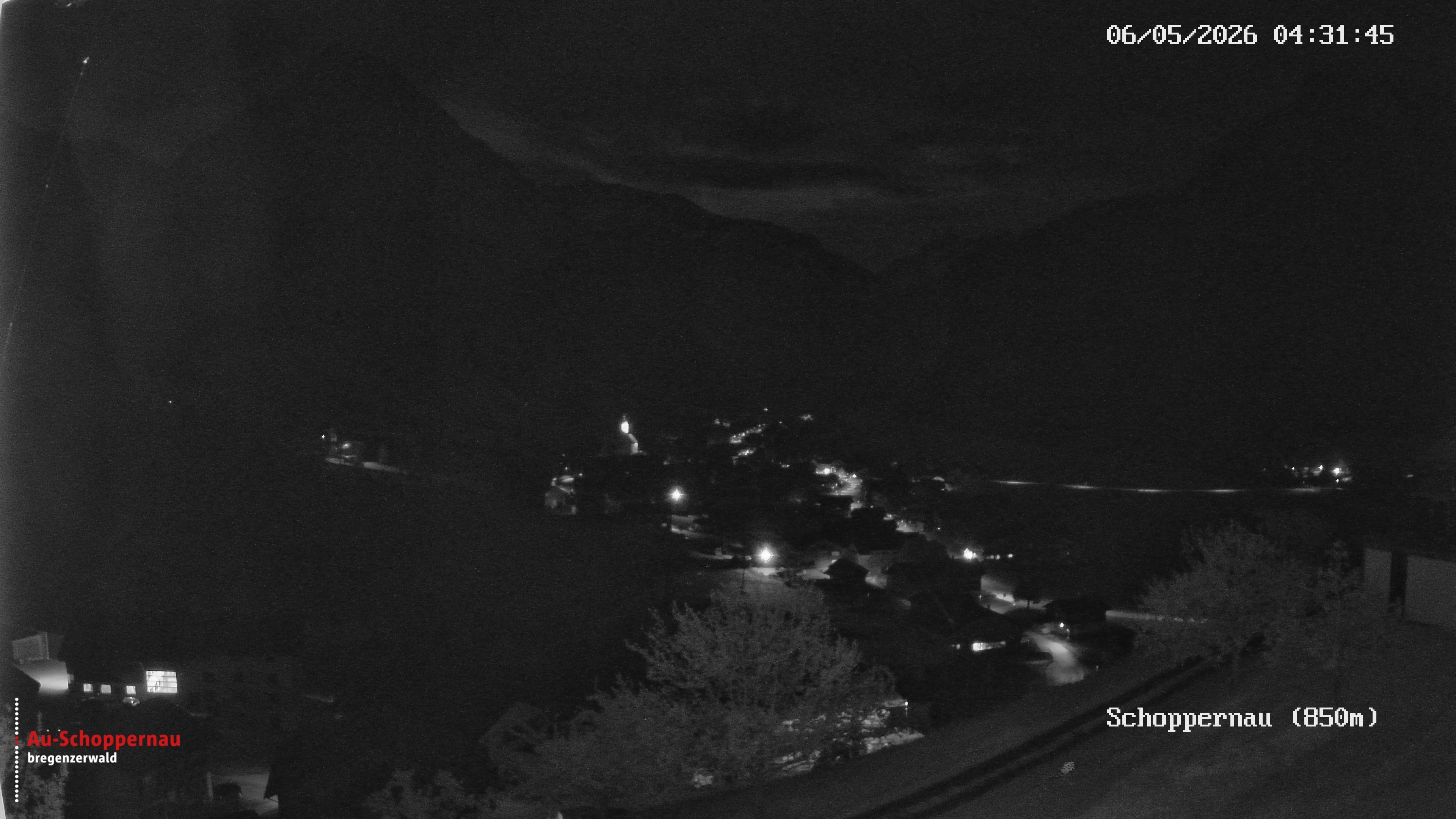 Archiv Foto Webcam Schoppernau im Bregenzerwald