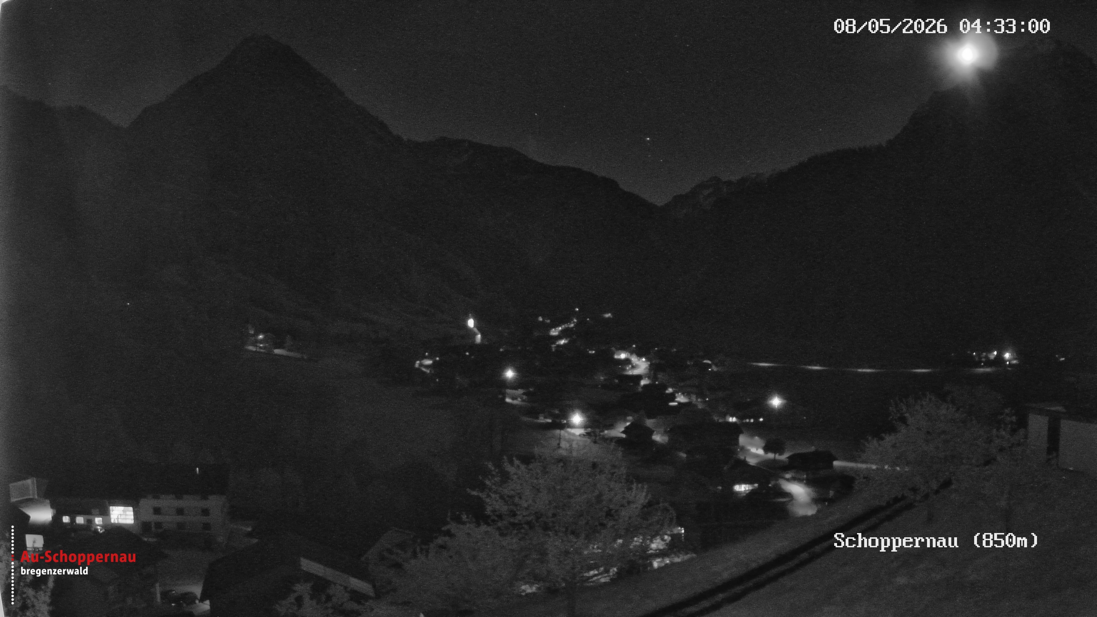Archiv Foto Webcam Schoppernau im Bregenzerwald