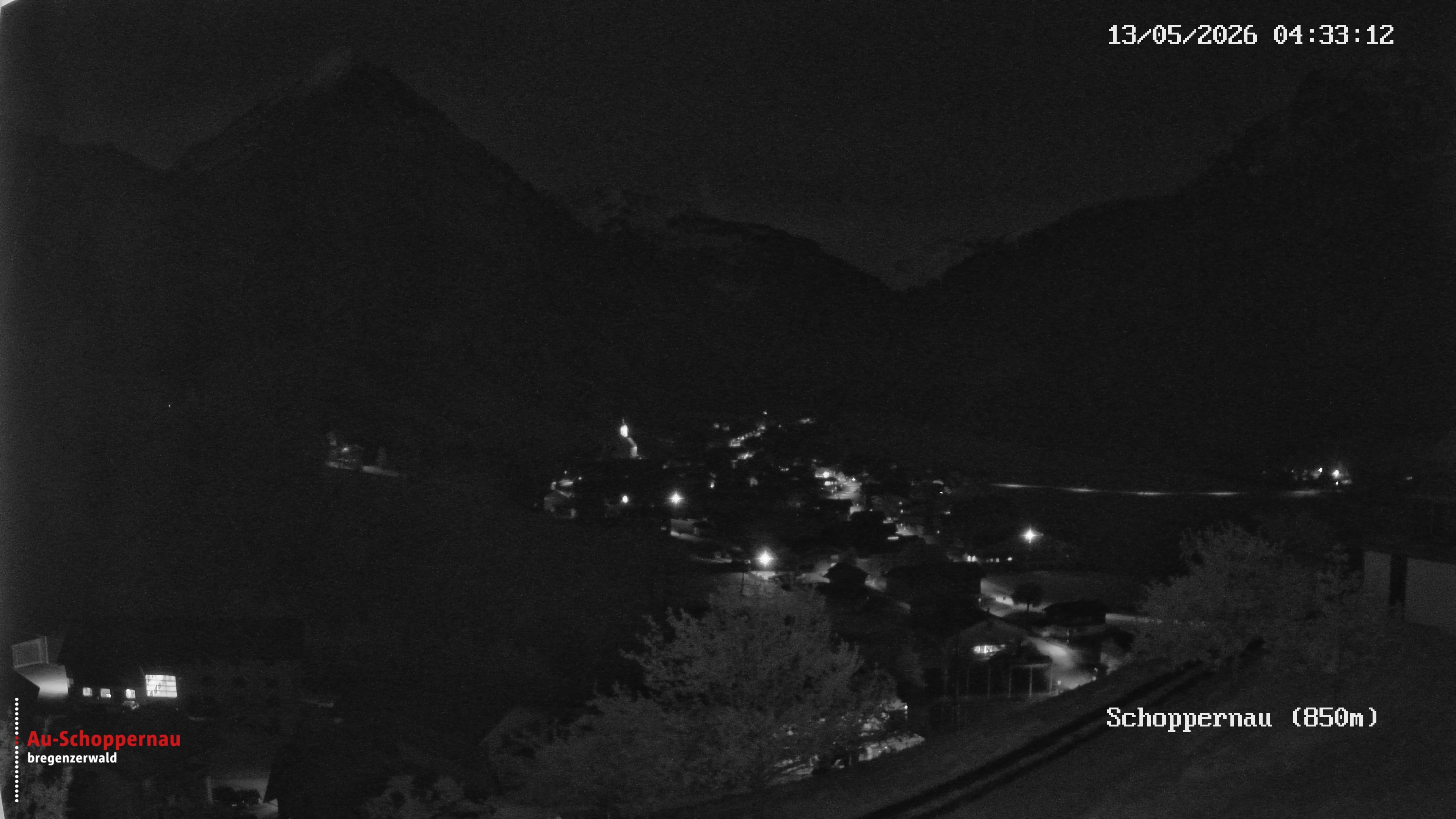 Archiv Foto Webcam Schoppernau im Bregenzerwald