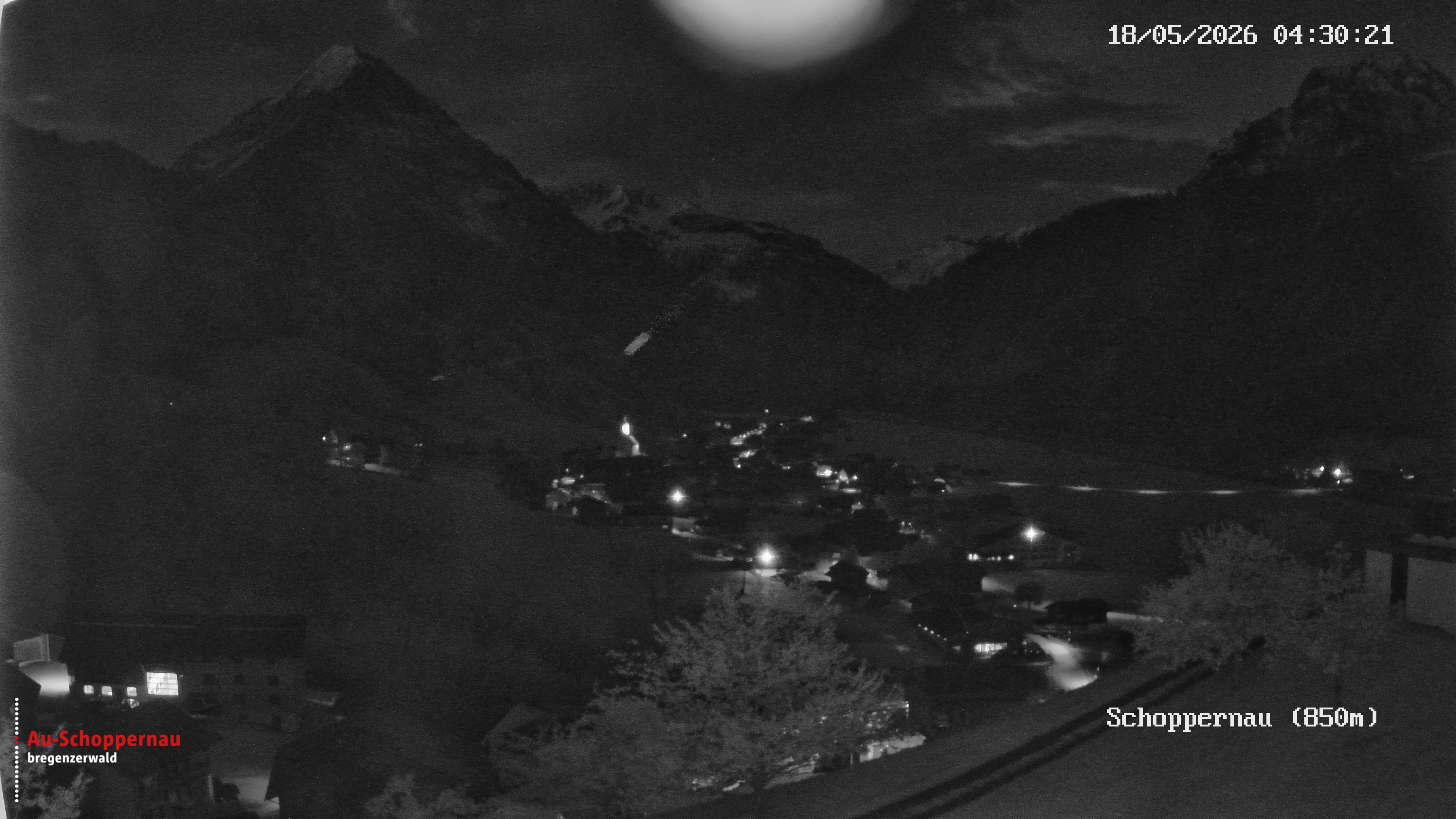 Archiv Foto Webcam Schoppernau im Bregenzerwald