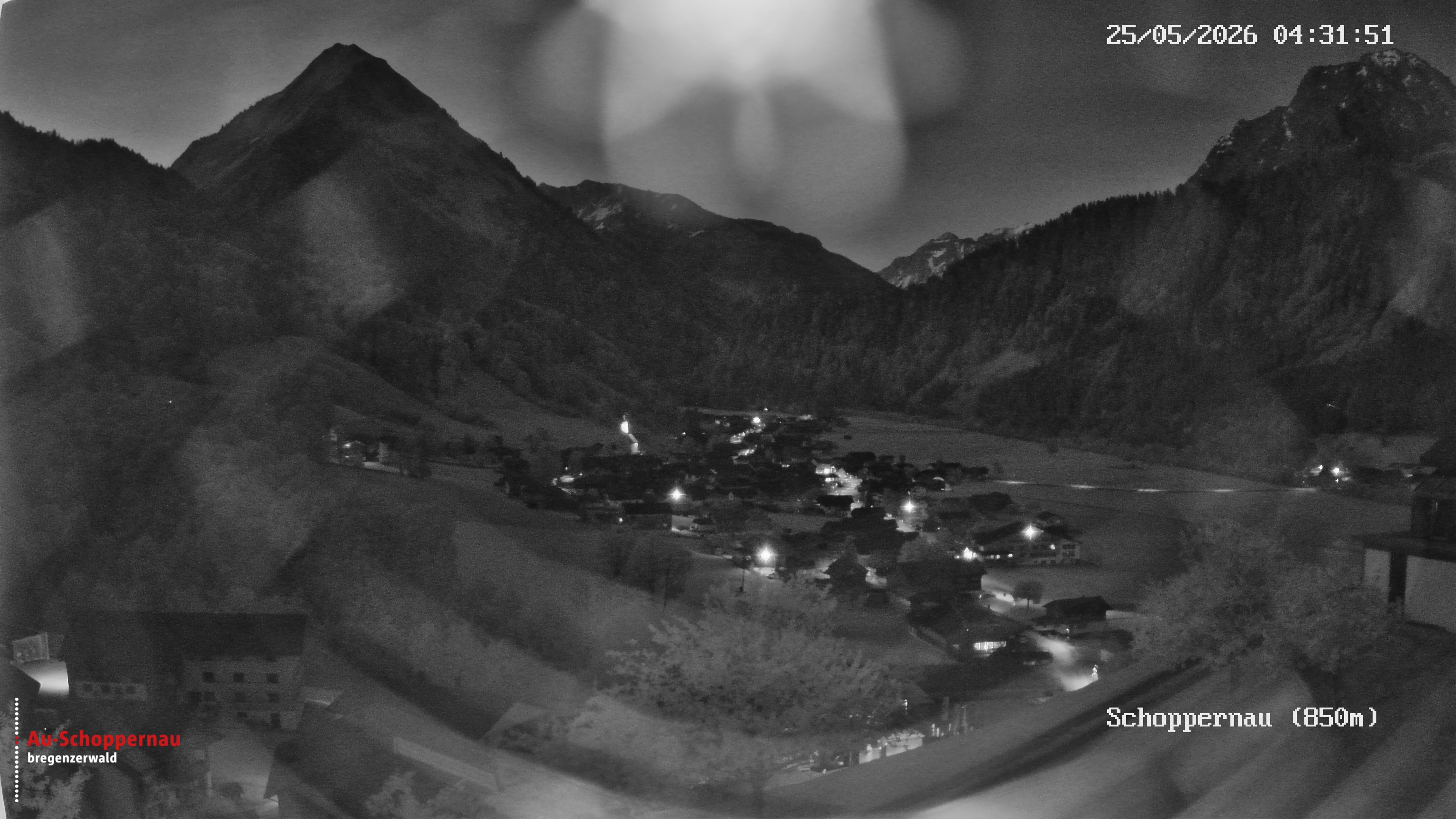 Archiv Foto Webcam Schoppernau im Bregenzerwald