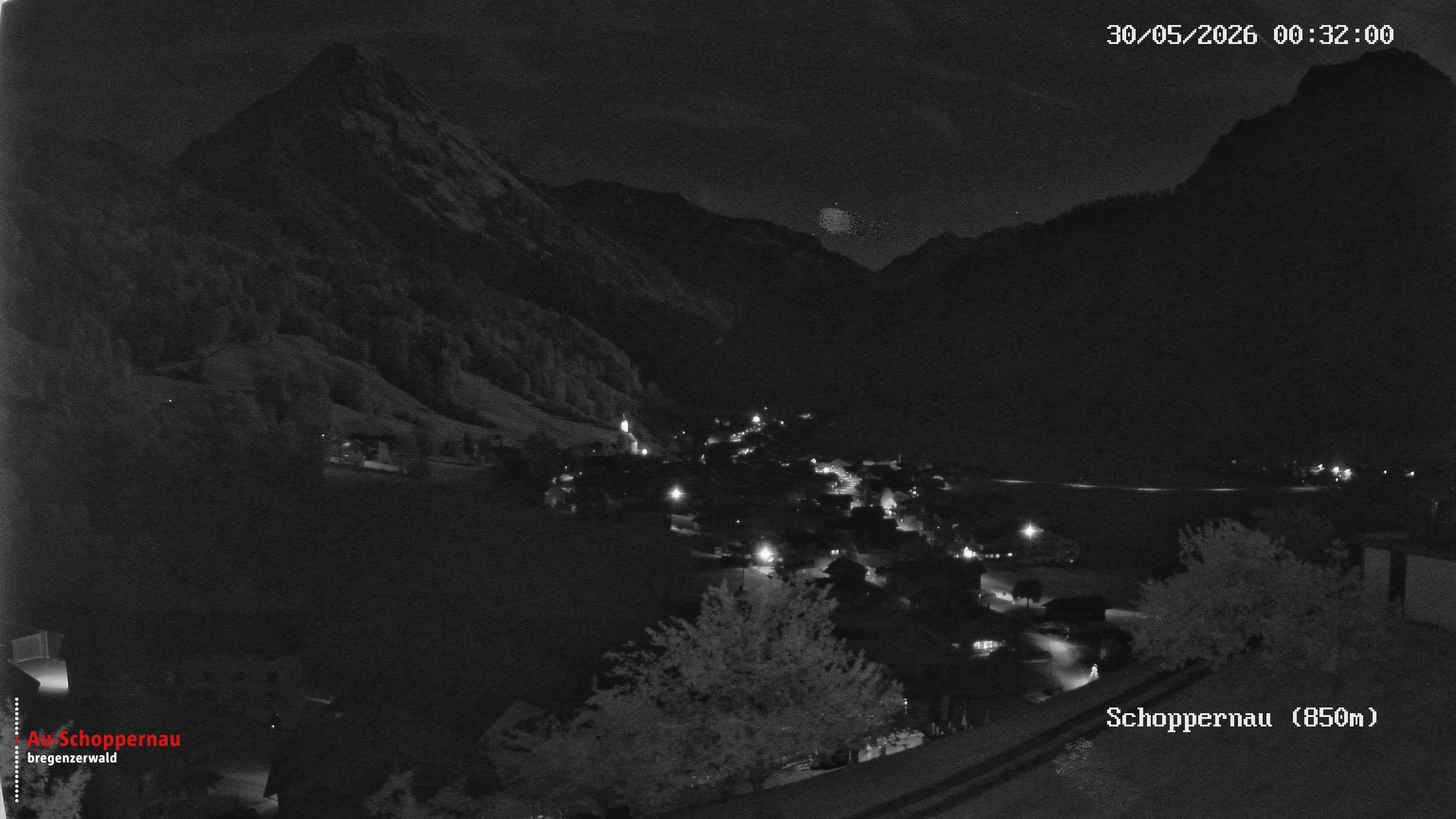 Archiv Foto Webcam Schoppernau im Bregenzerwald