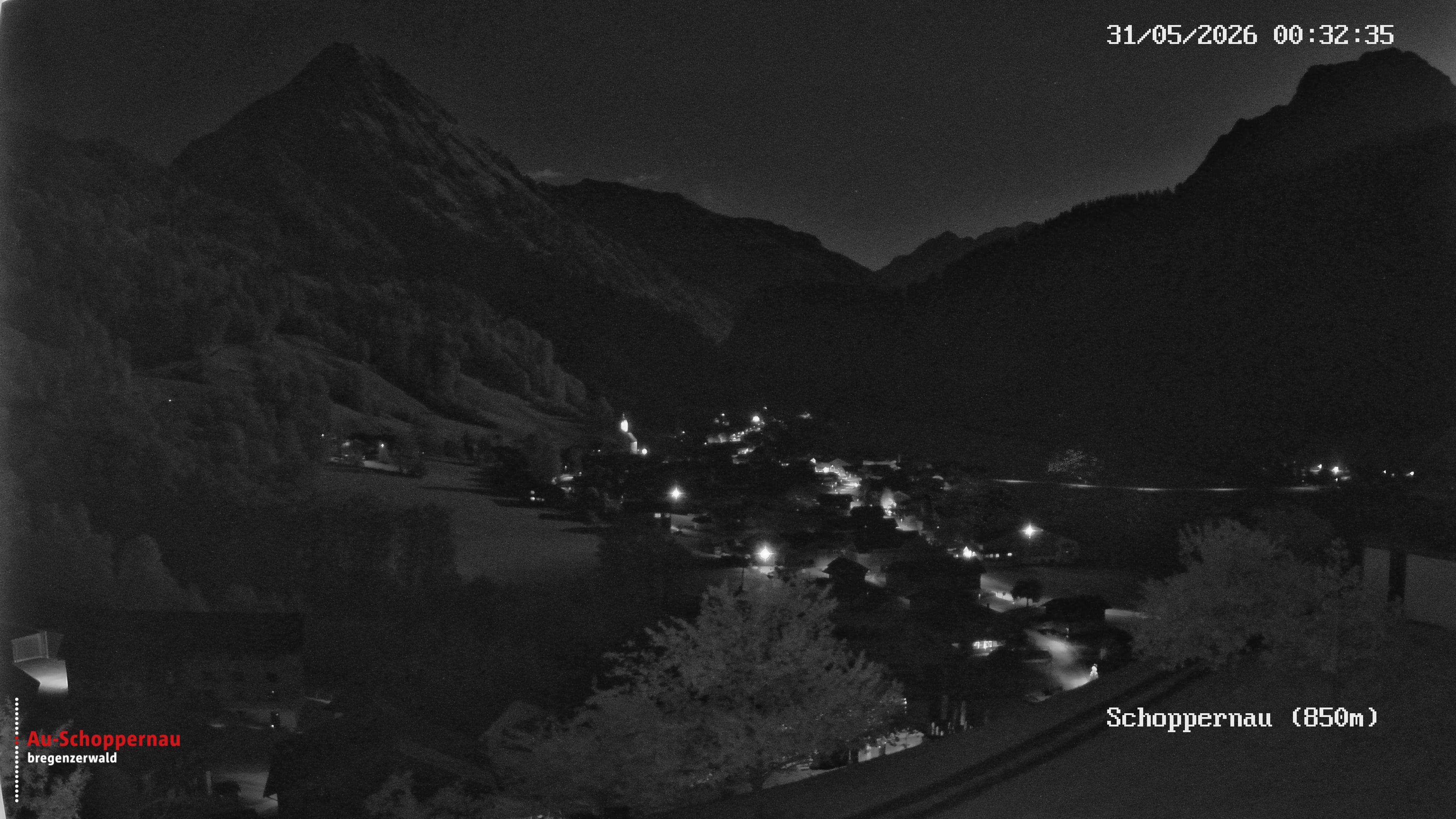 Archiv Foto Webcam Schoppernau im Bregenzerwald