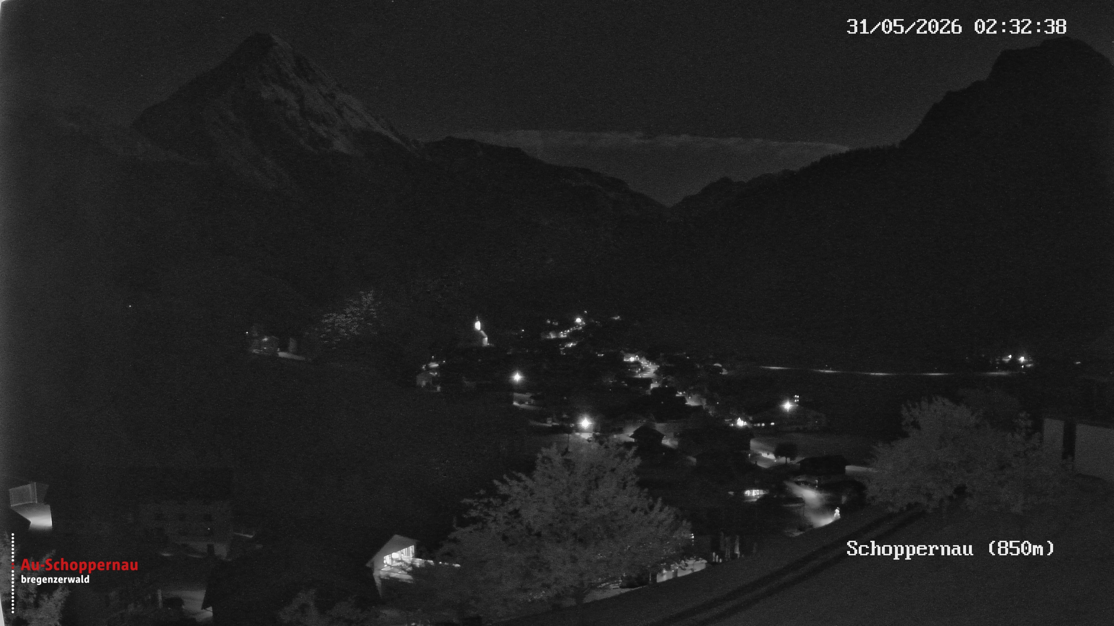 Archiv Foto Webcam Schoppernau im Bregenzerwald