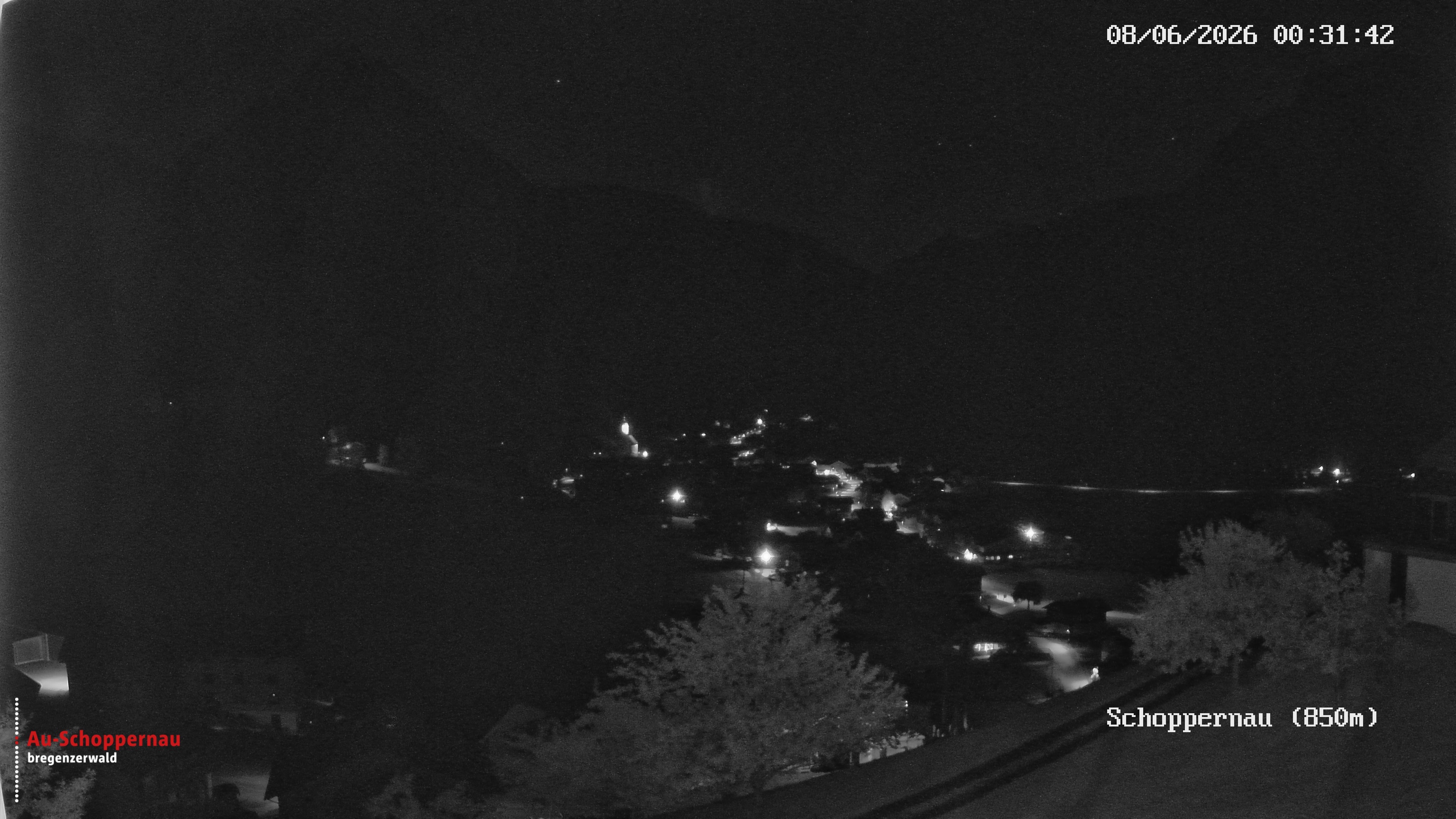 Archiv Foto Webcam Schoppernau im Bregenzerwald