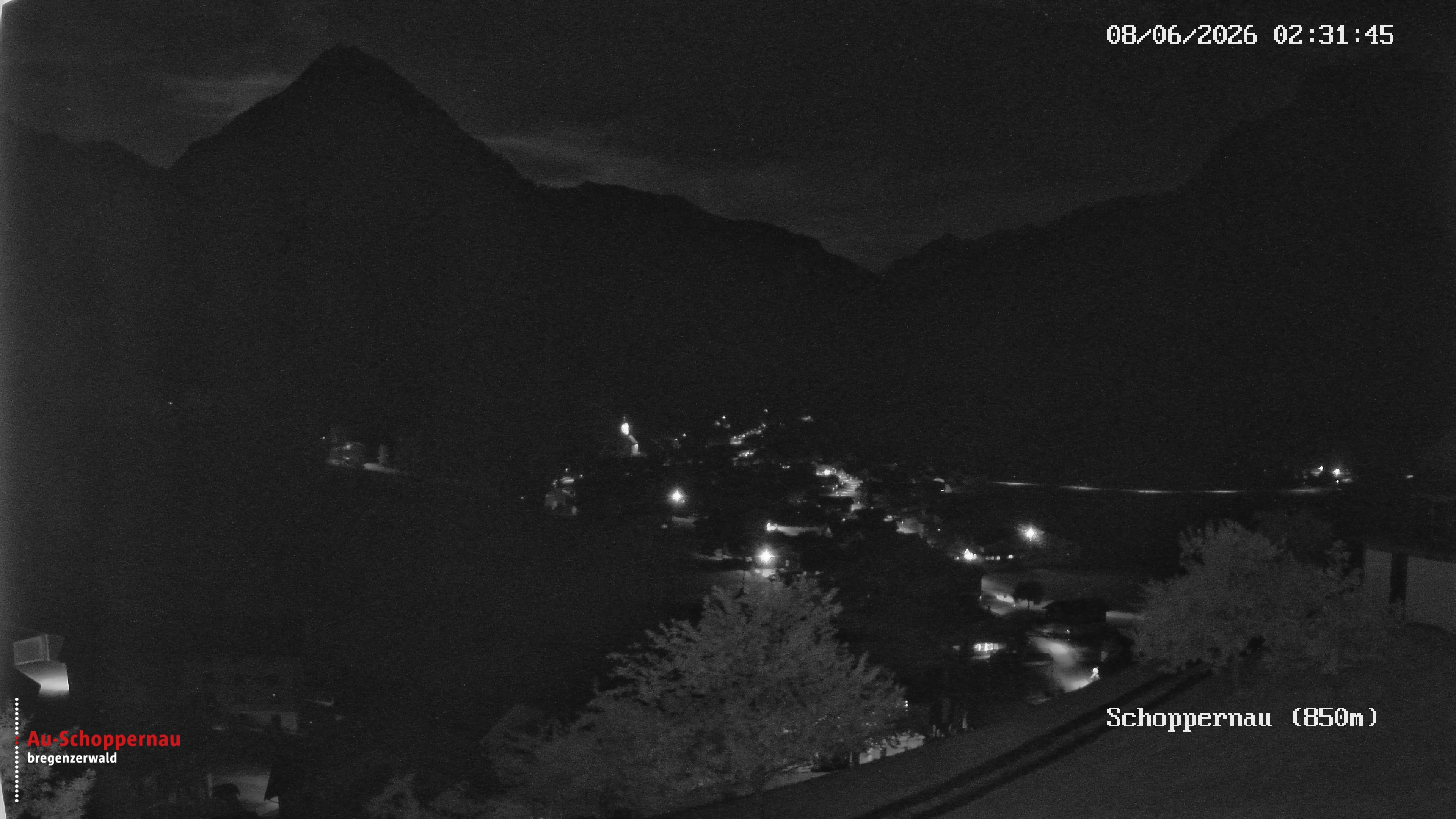 Archiv Foto Webcam Schoppernau im Bregenzerwald