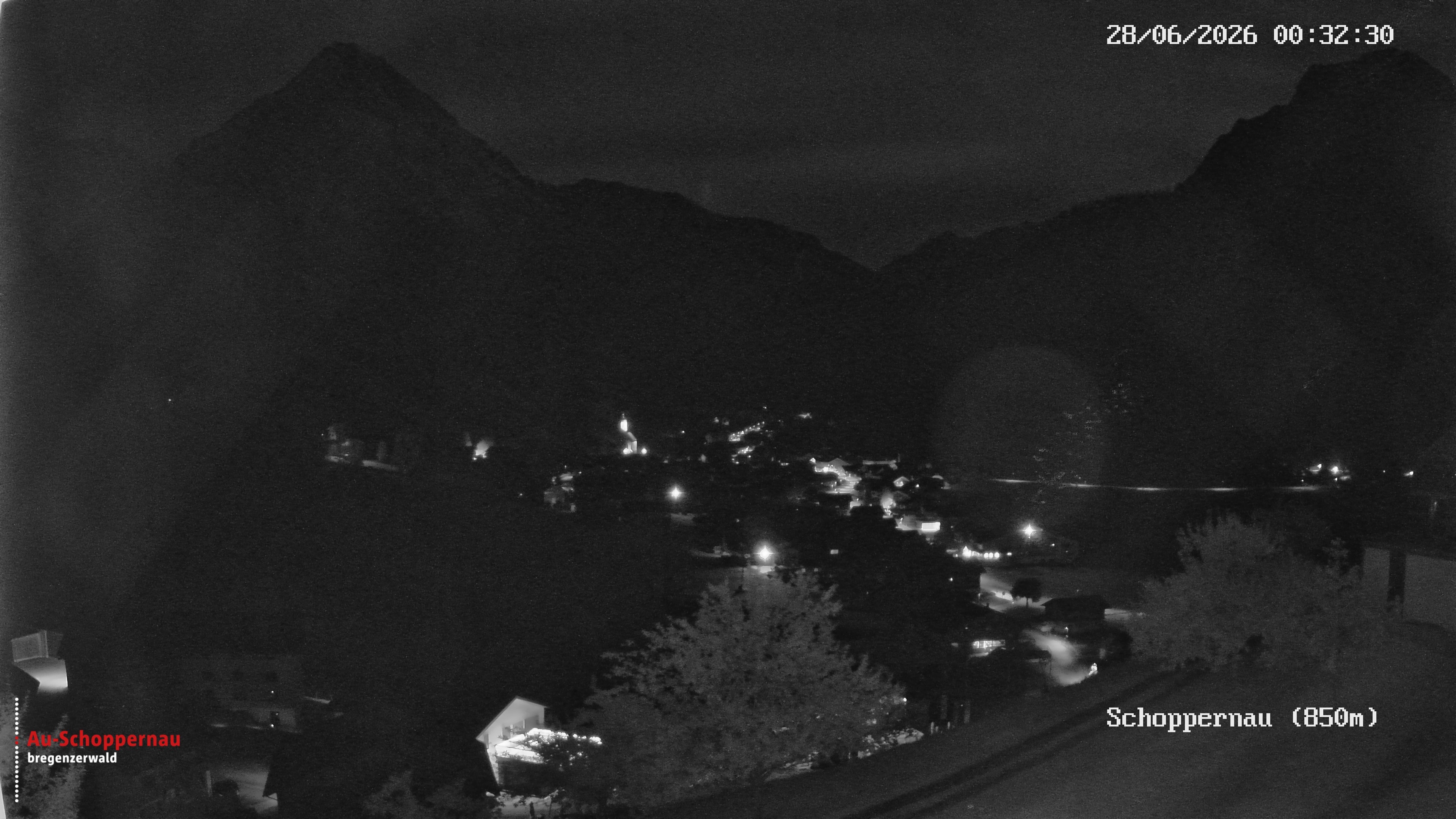 Archiv Foto Webcam Schoppernau im Bregenzerwald