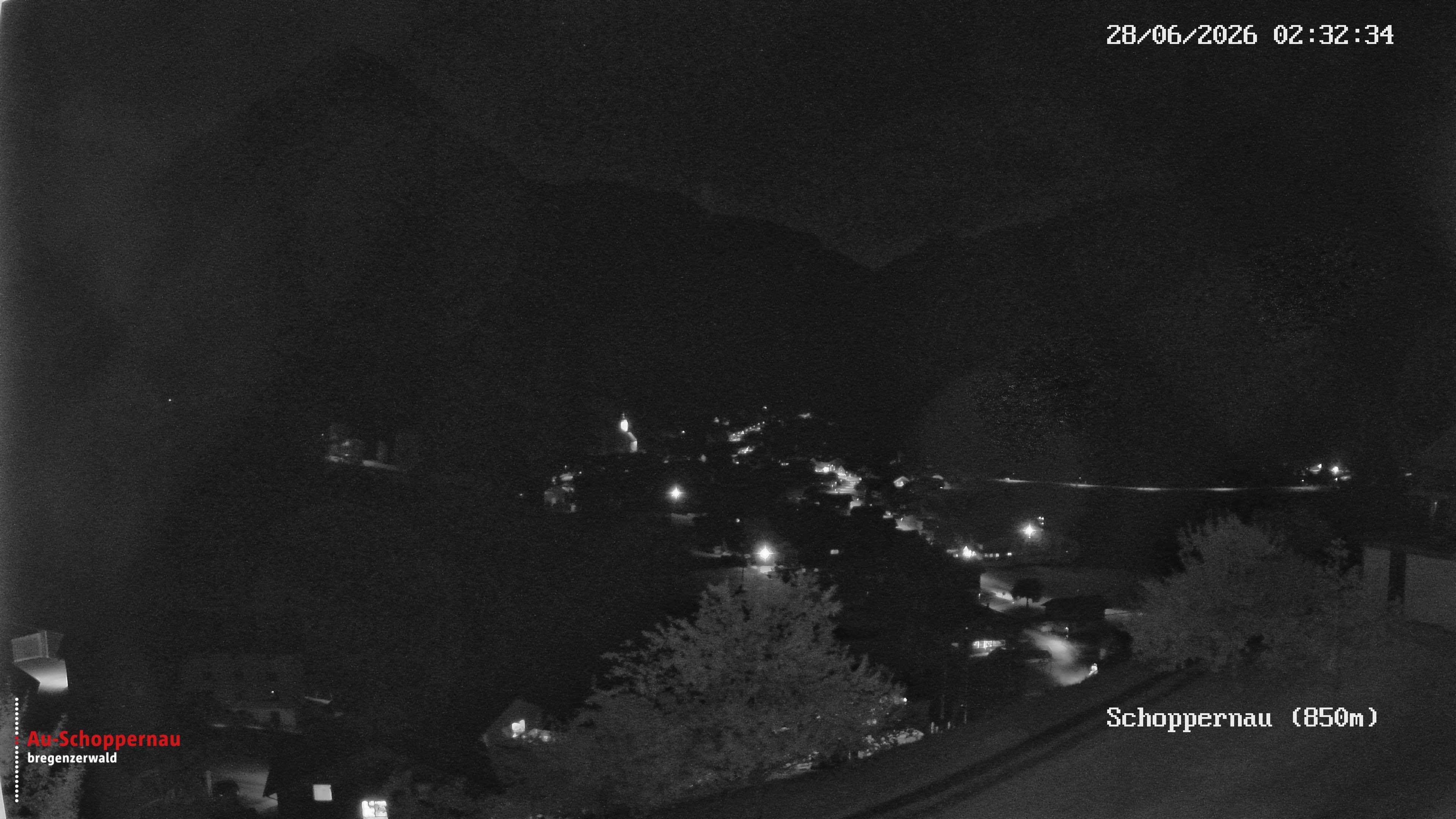 Archiv Foto Webcam Schoppernau im Bregenzerwald