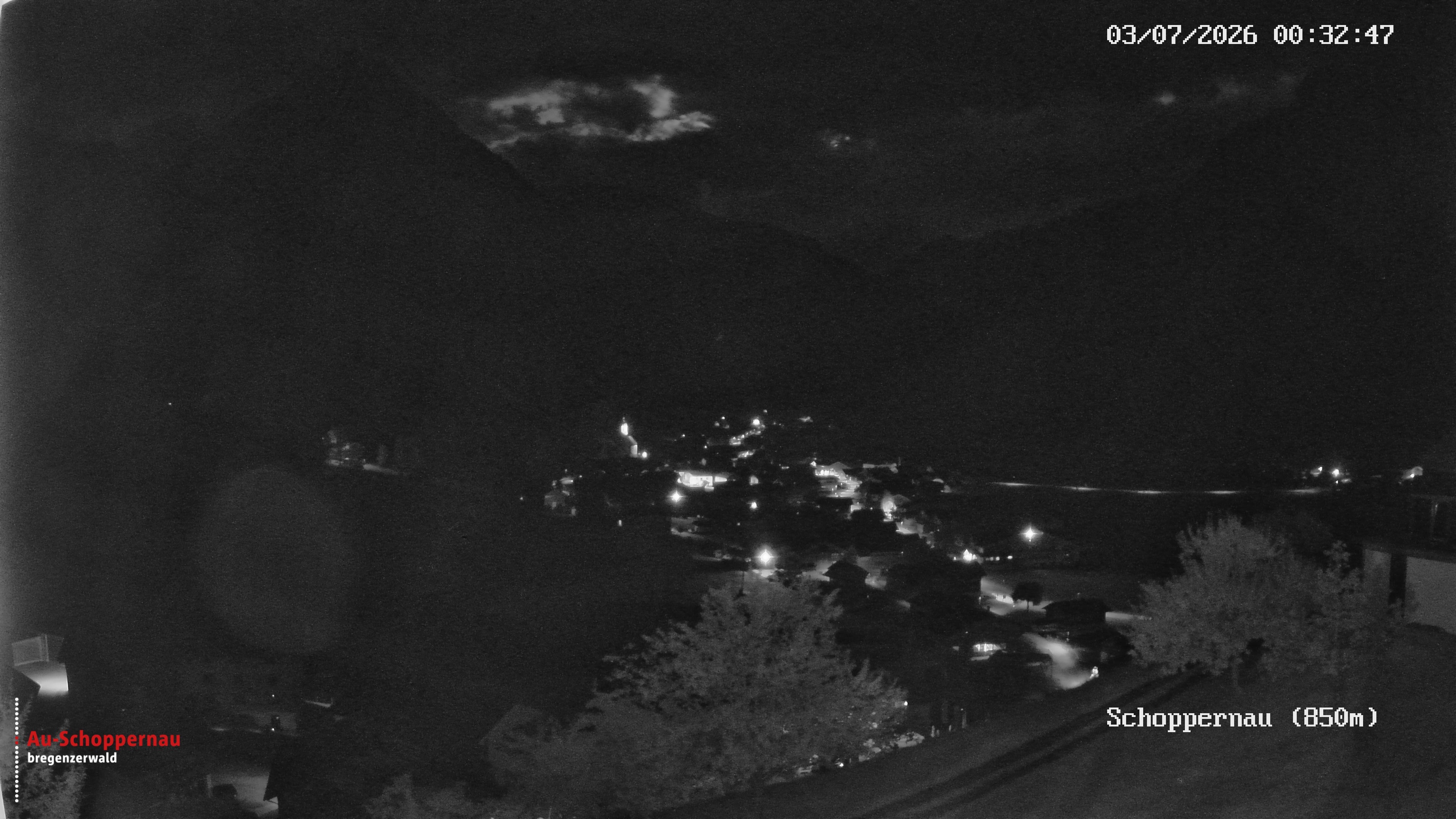 Archiv Foto Webcam Schoppernau im Bregenzerwald