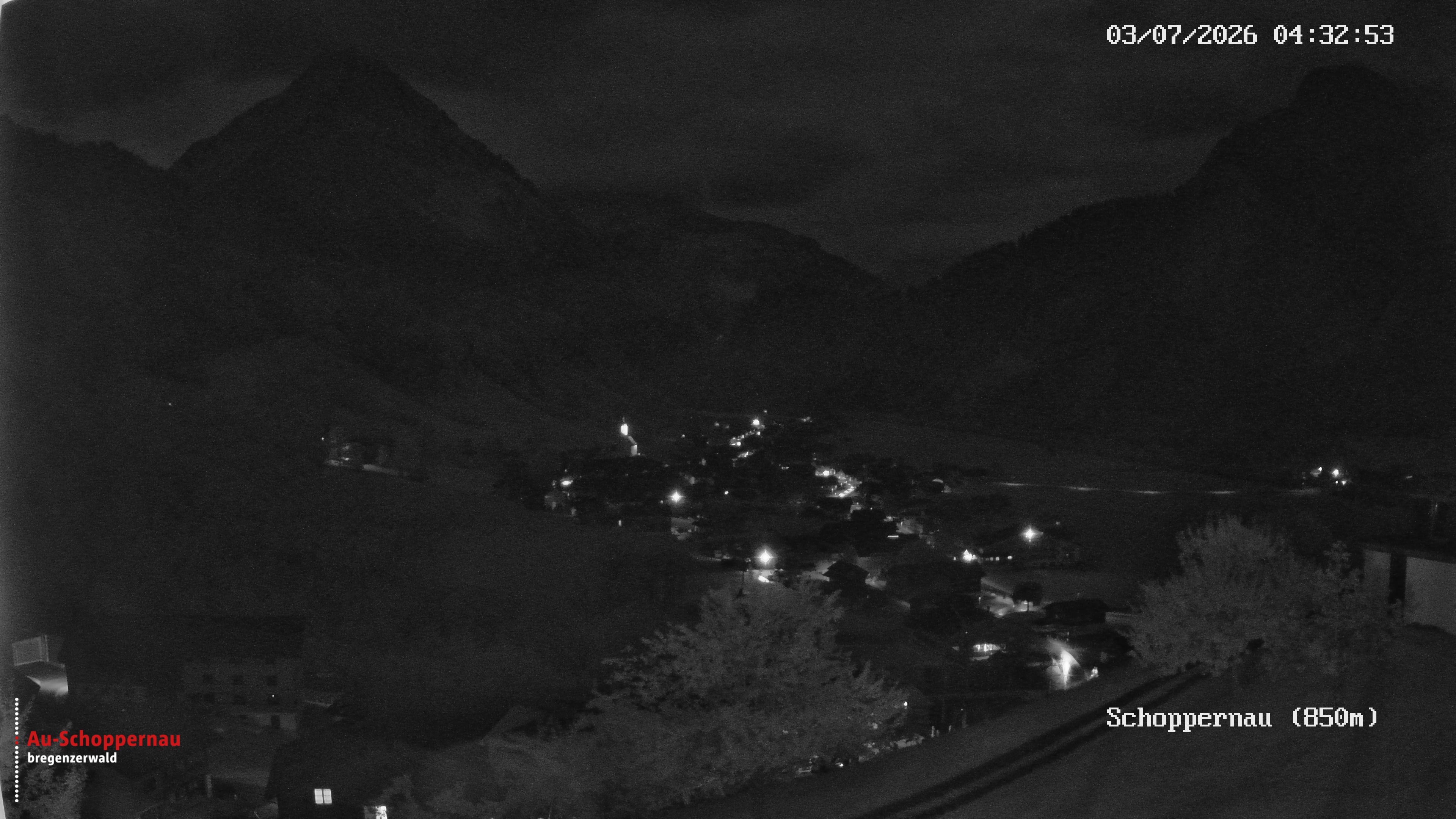 Archiv Foto Webcam Schoppernau im Bregenzerwald