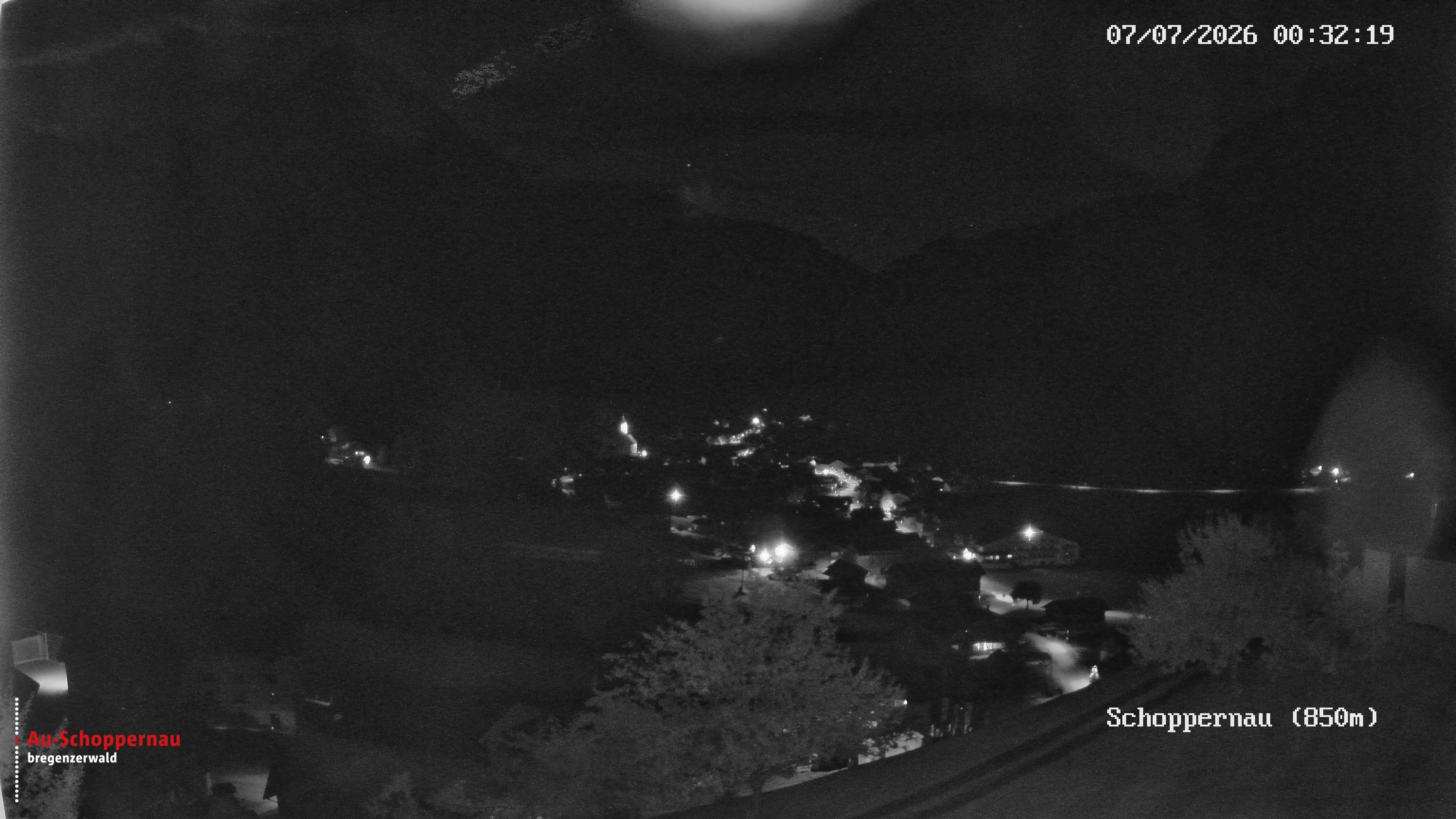 Archiv Foto Webcam Schoppernau im Bregenzerwald