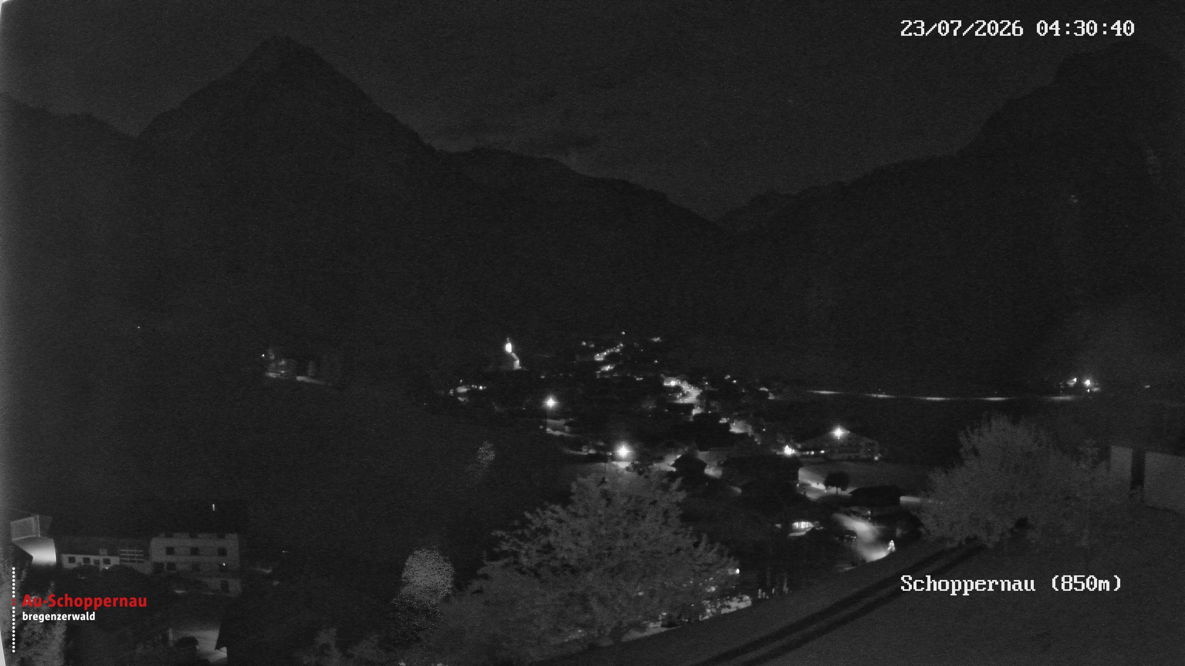 Archiv Foto Webcam Schoppernau im Bregenzerwald