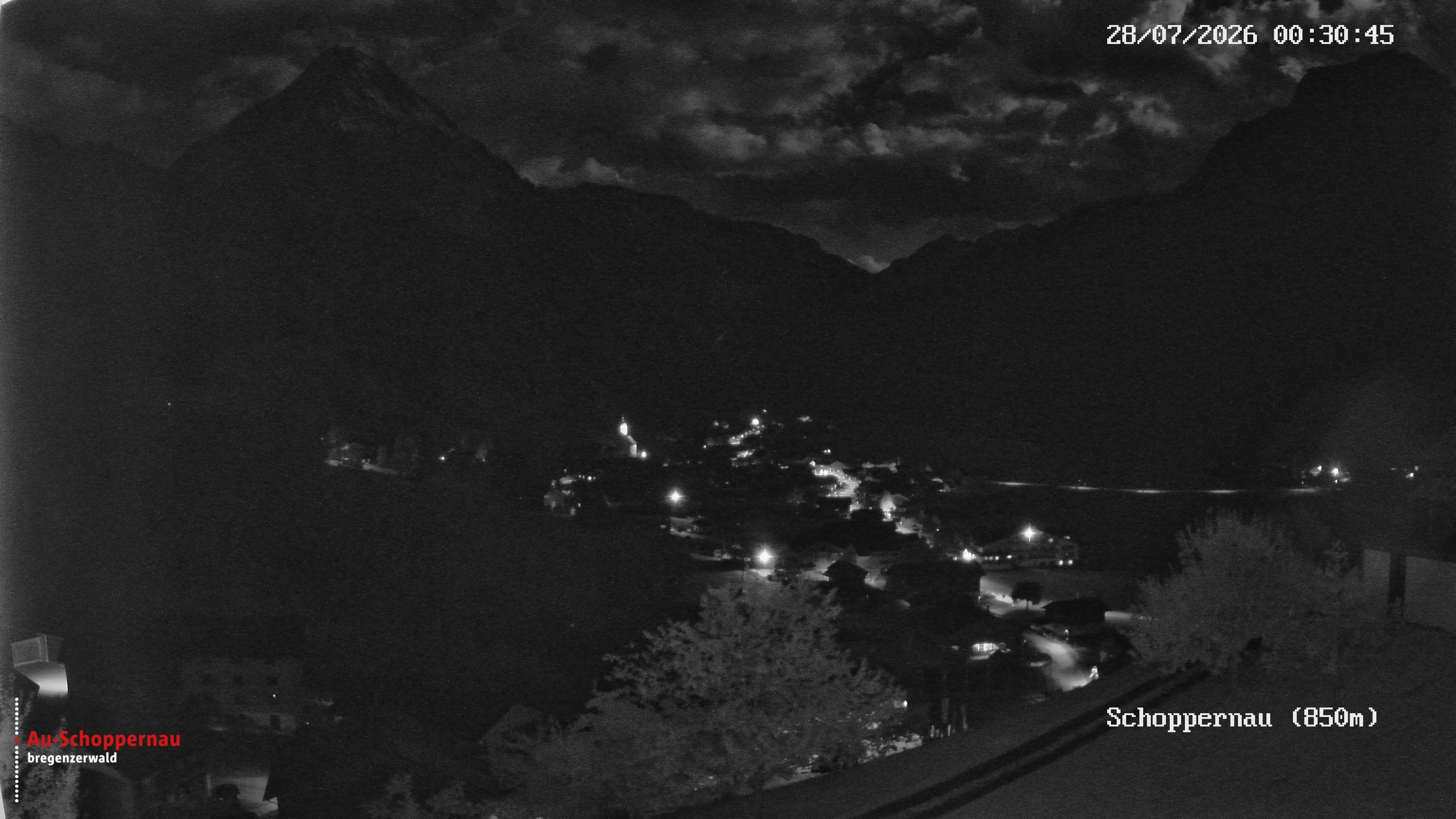 Archiv Foto Webcam Schoppernau im Bregenzerwald
