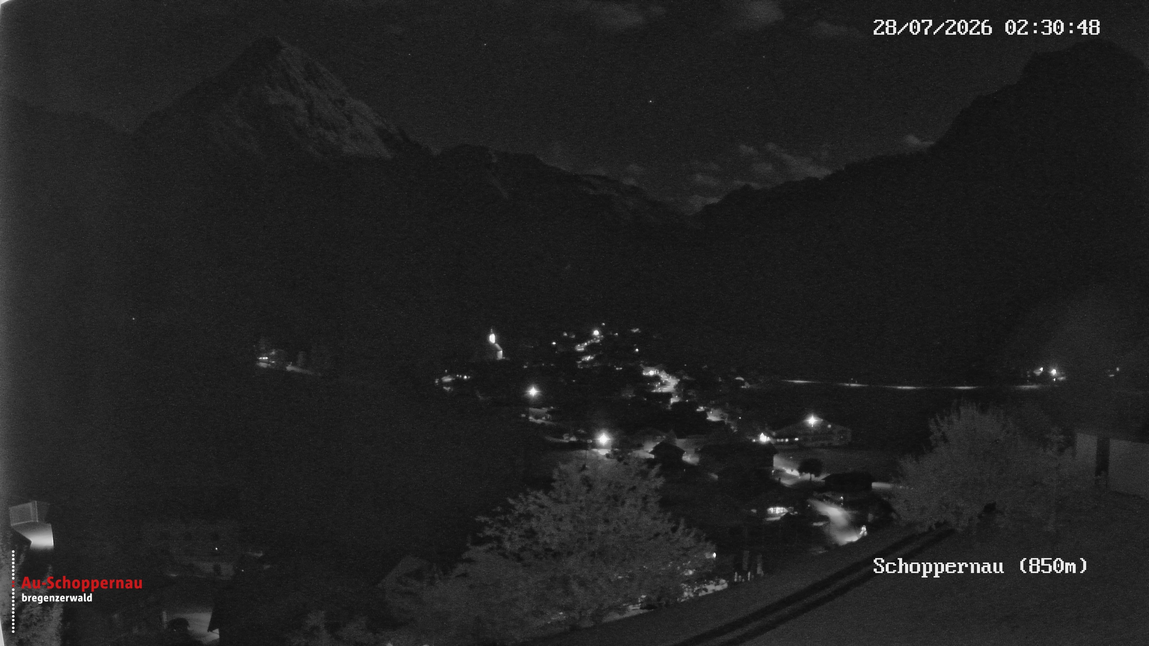 Archiv Foto Webcam Schoppernau im Bregenzerwald