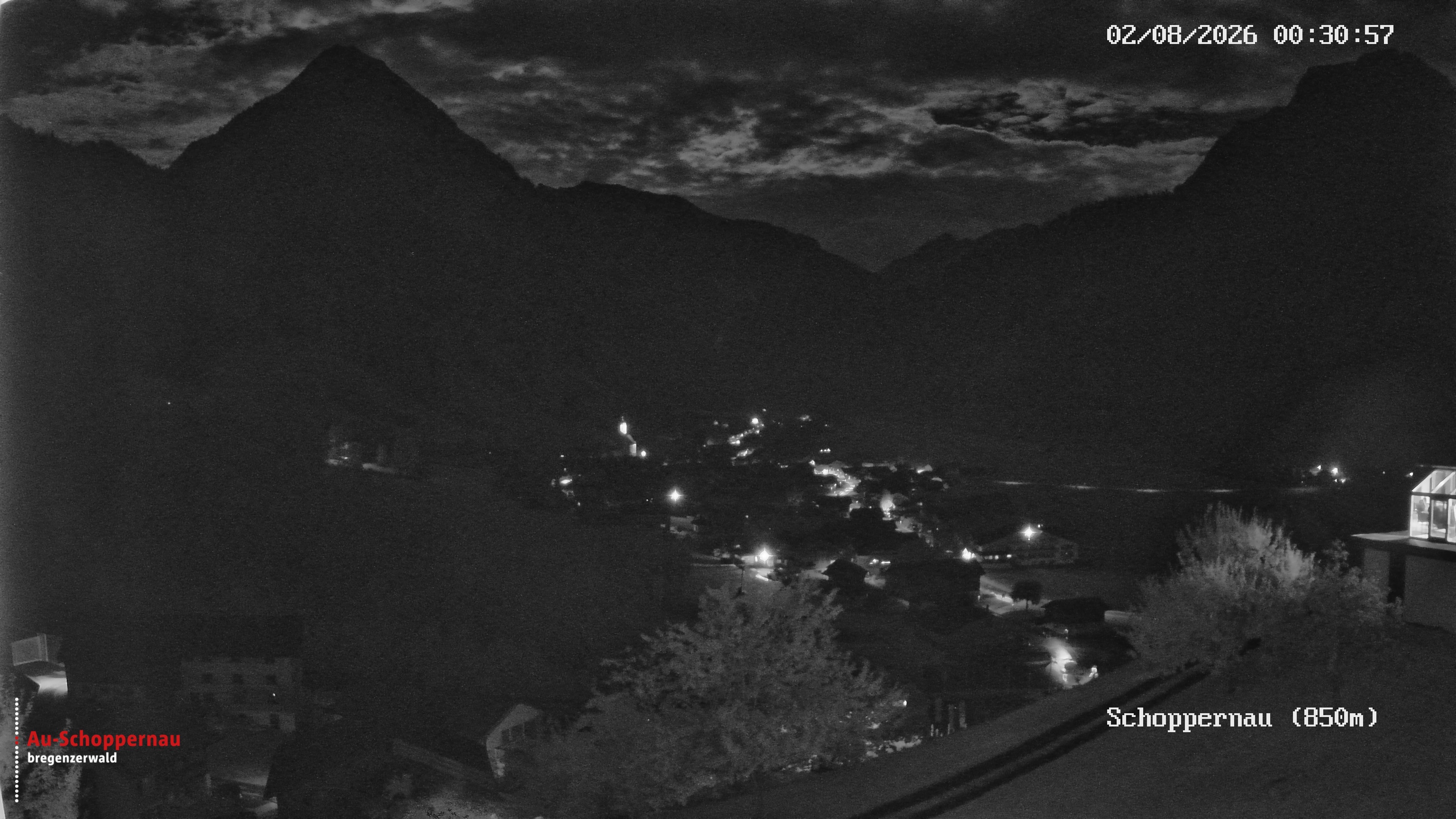 Archiv Foto Webcam Schoppernau im Bregenzerwald