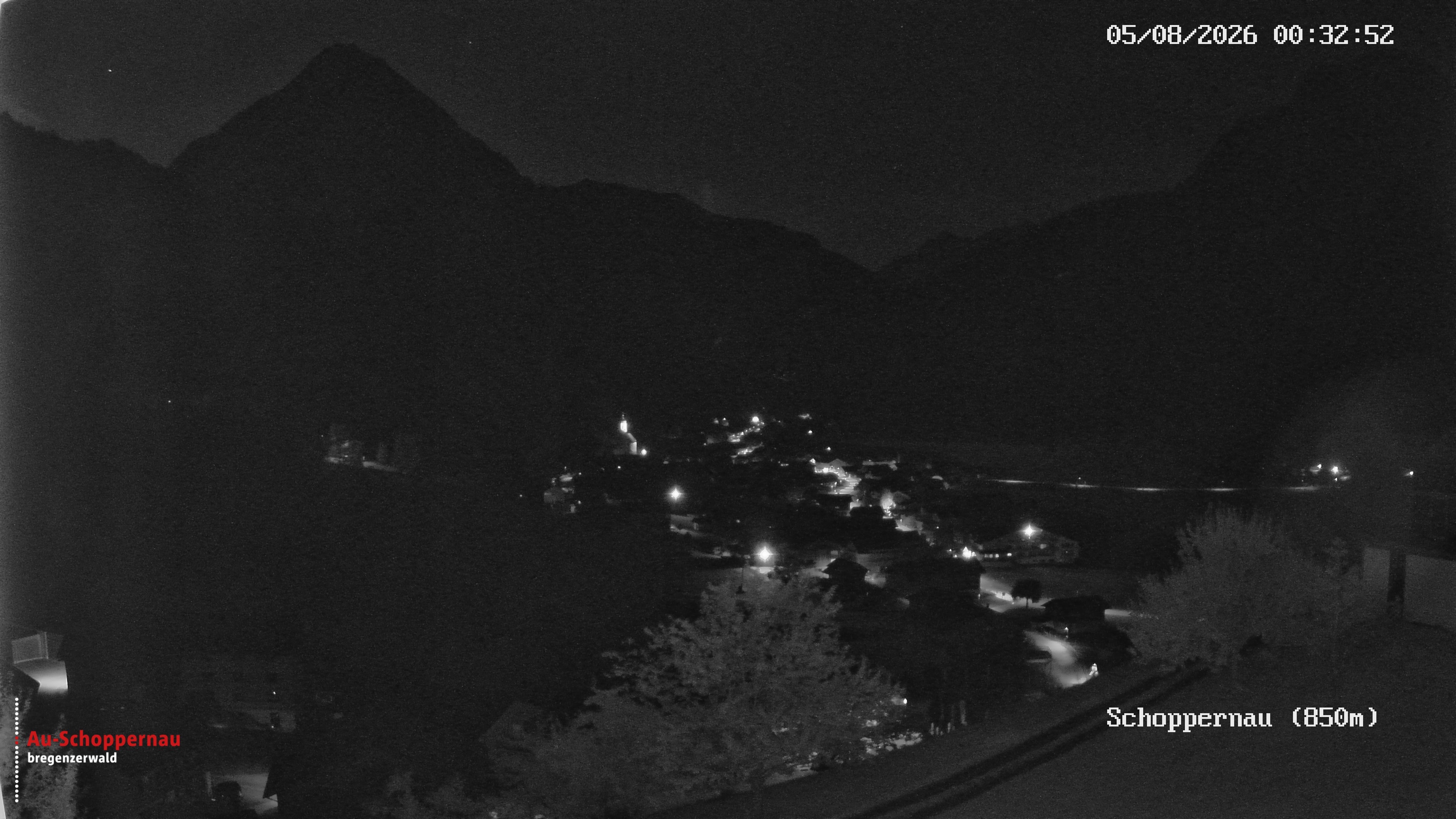 Archived image Webcam Schoppernau in the Bregenzerwald