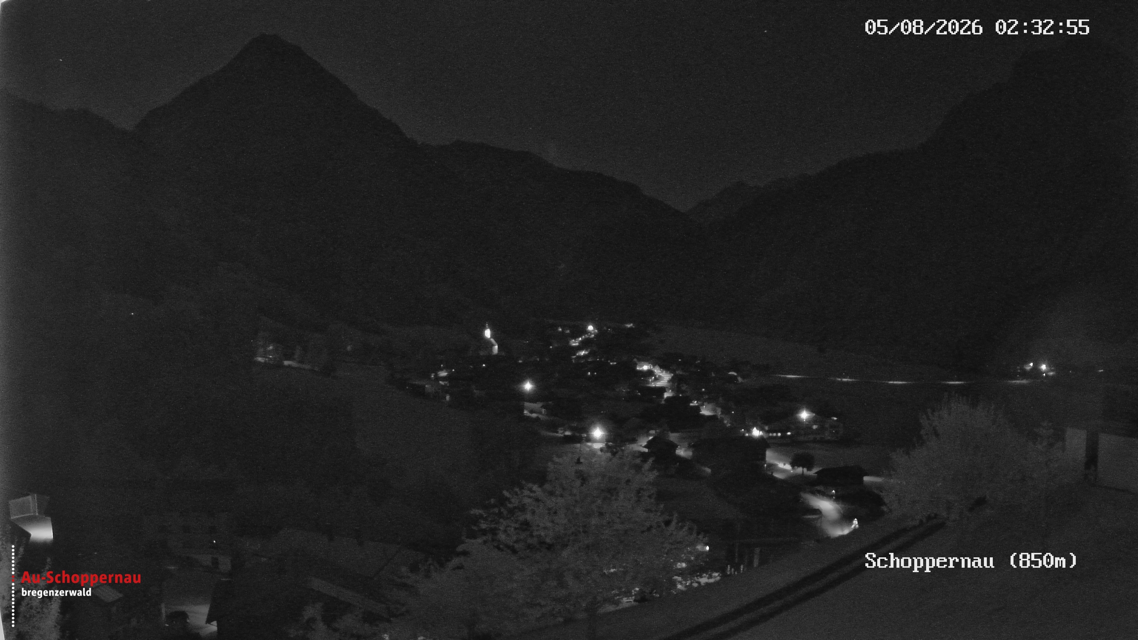 Archived image Webcam Schoppernau in the Bregenzerwald