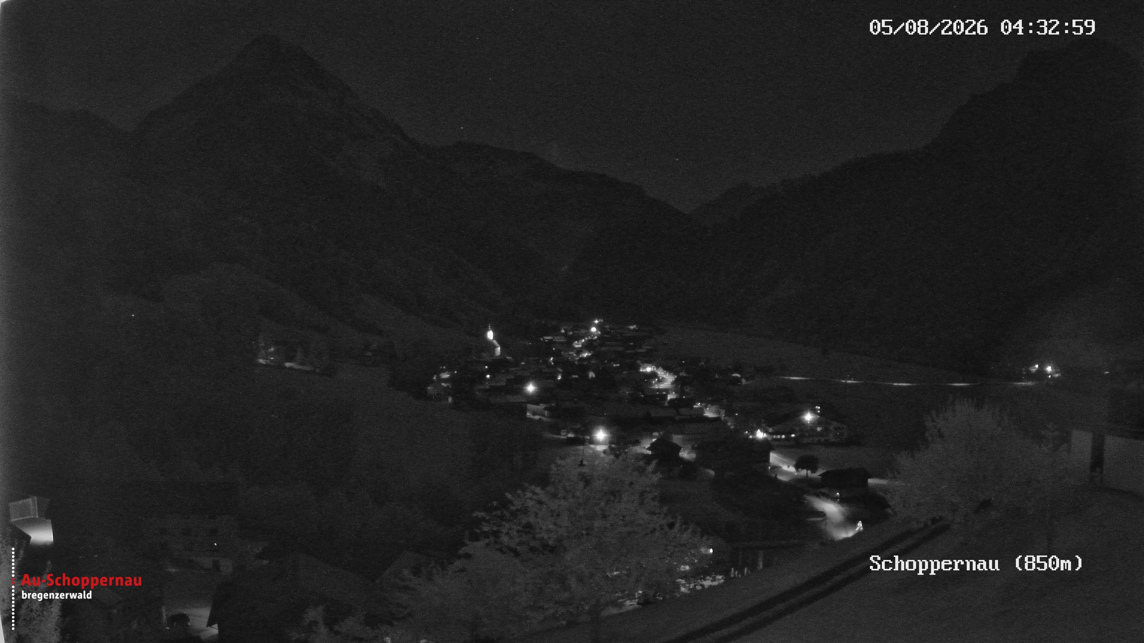 Archived image Webcam Schoppernau in the Bregenzerwald